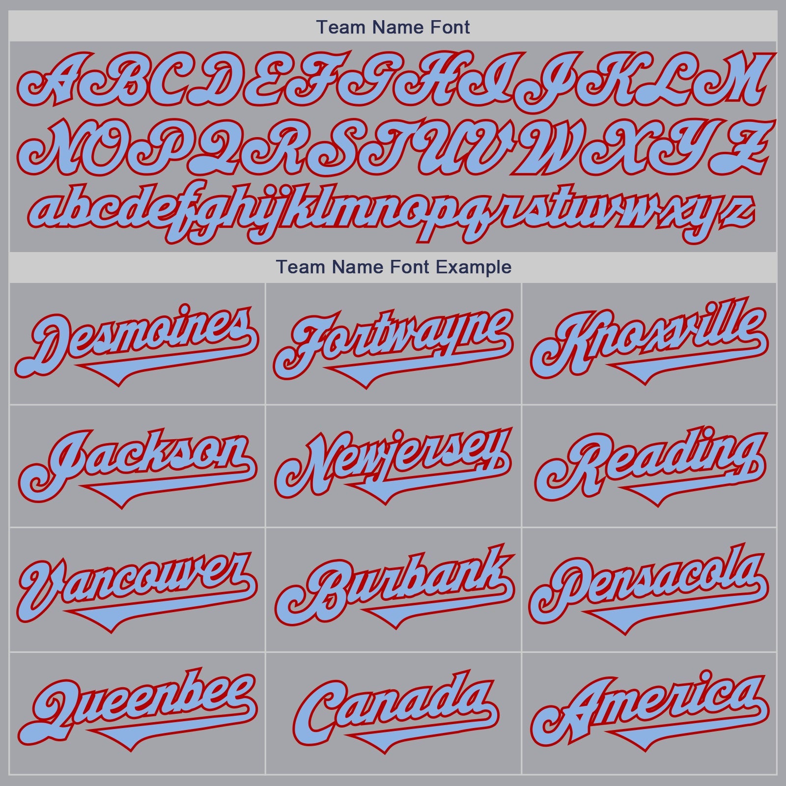 Custom Gray Light Blue-Red Authentic Two Tone Baseball Jersey view 4
