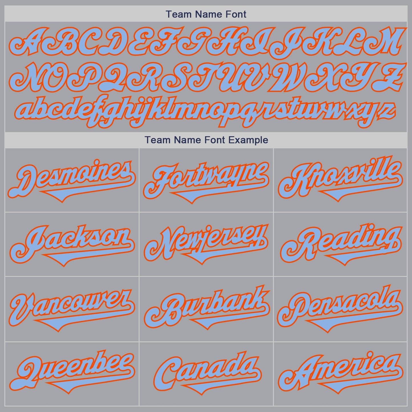 Custom Gray Light Blue-Orange Authentic Two Tone Baseball Jersey view 4
