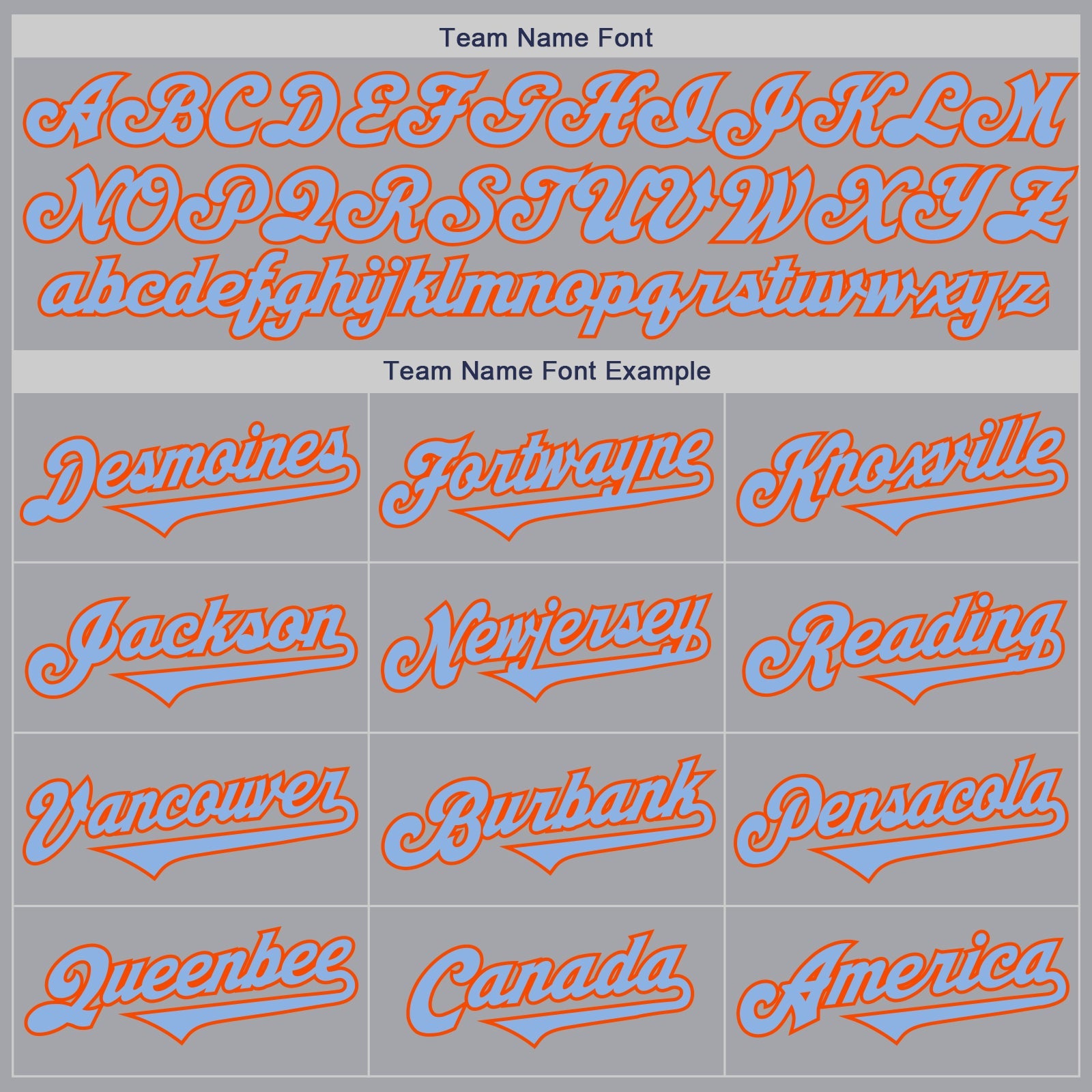 Custom Gray Light Blue-Orange Authentic Two Tone Baseball Jersey view 4