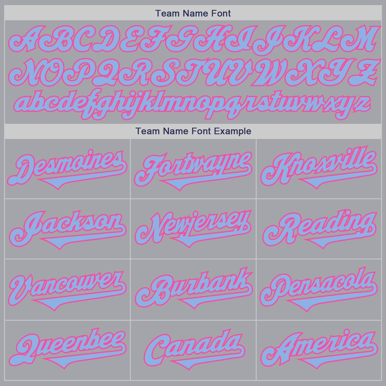 Custom Gray Light Blue-Pink Authentic Two Tone Baseball Jersey view 4