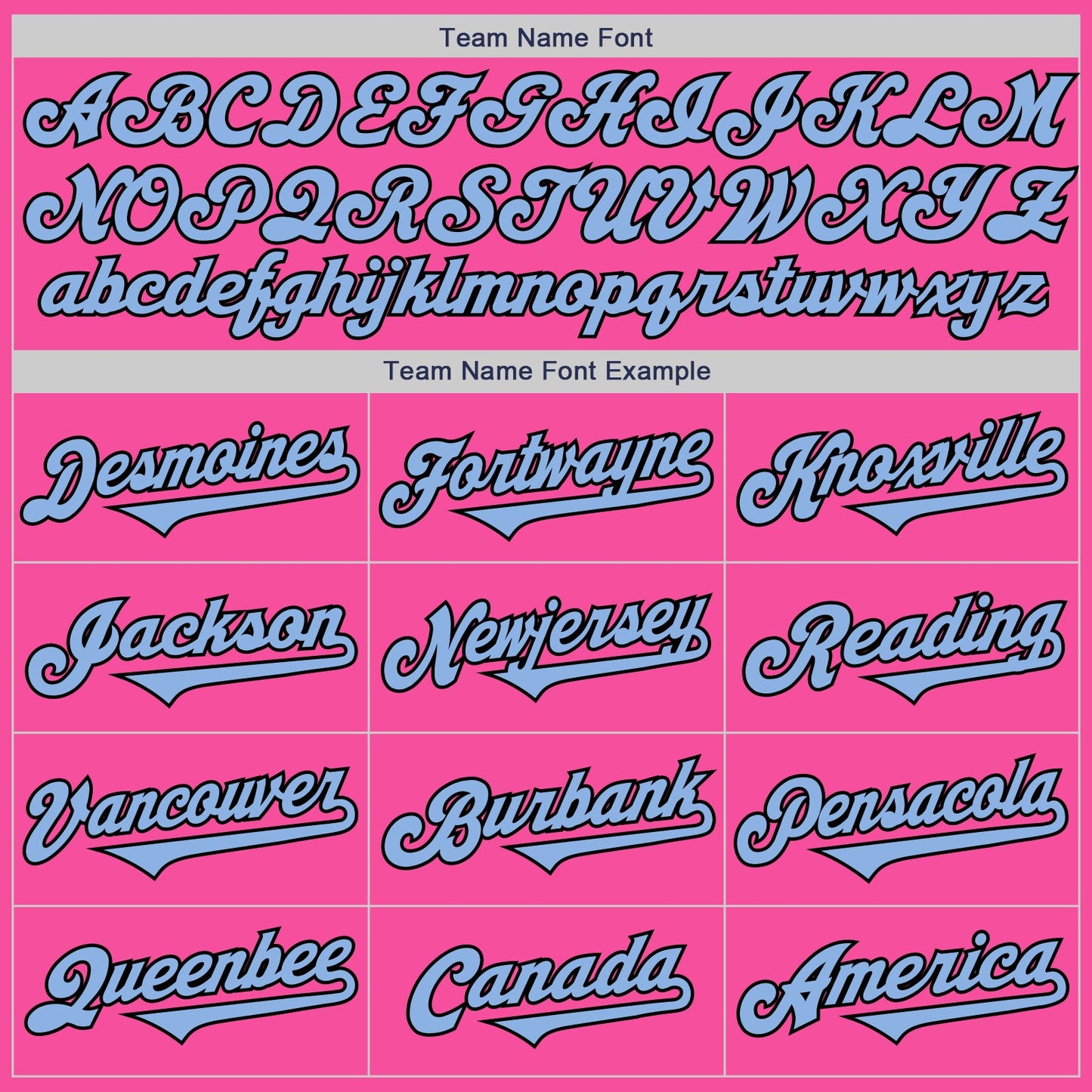 Custom Pink Light Blue-Black Authentic Two Tone Baseball Jersey view 4