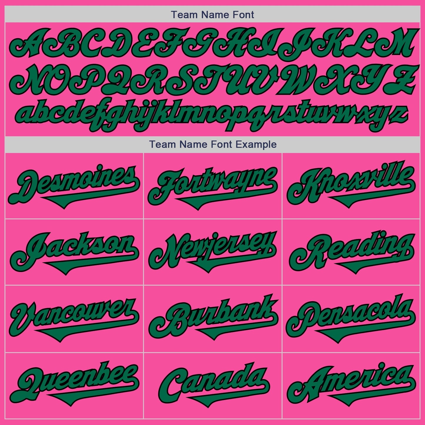 Custom Pink Kelly Green-Black Authentic Two Tone Baseball Jersey view 4