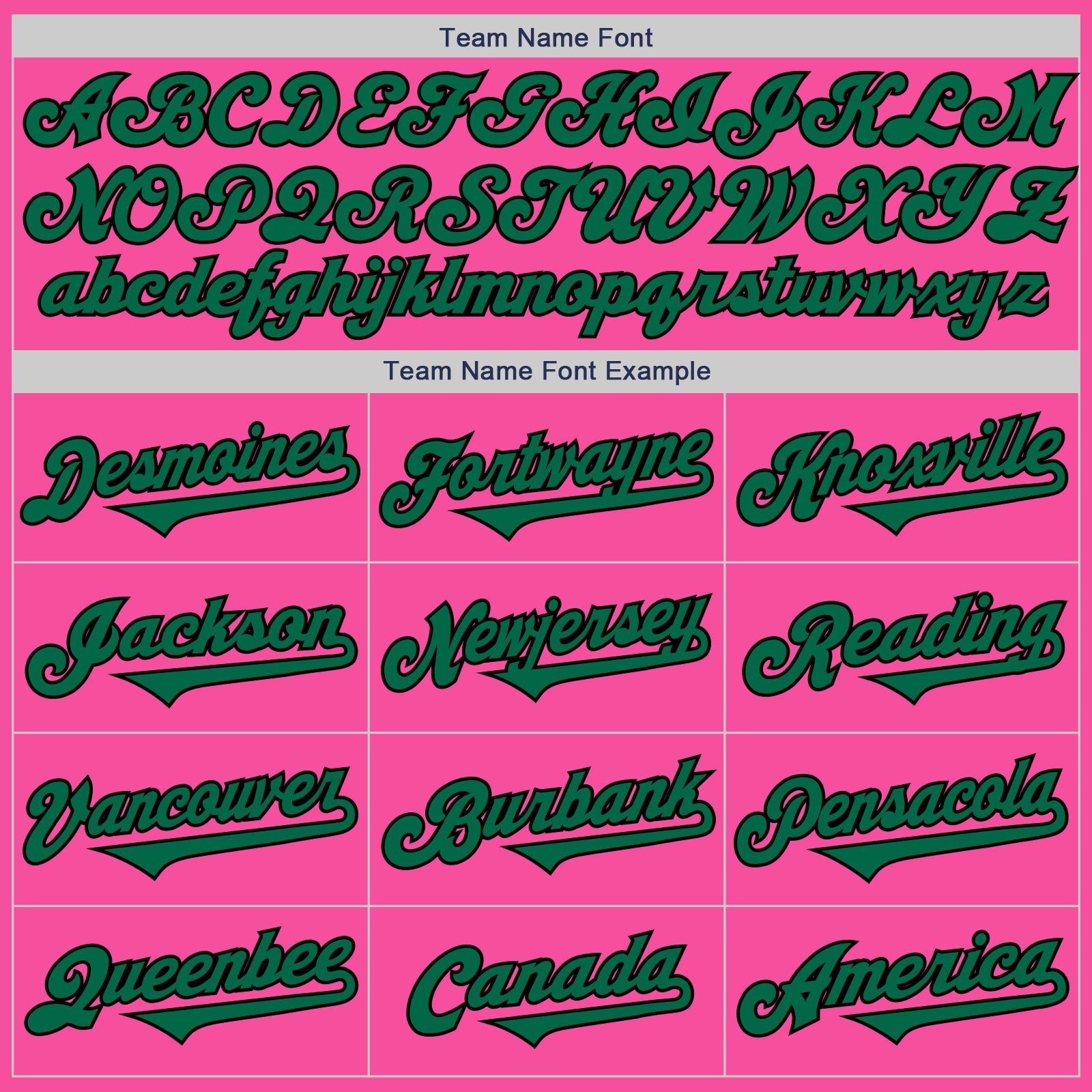 Custom Pink Kelly Green-Black Authentic Two Tone Baseball Jersey view 4