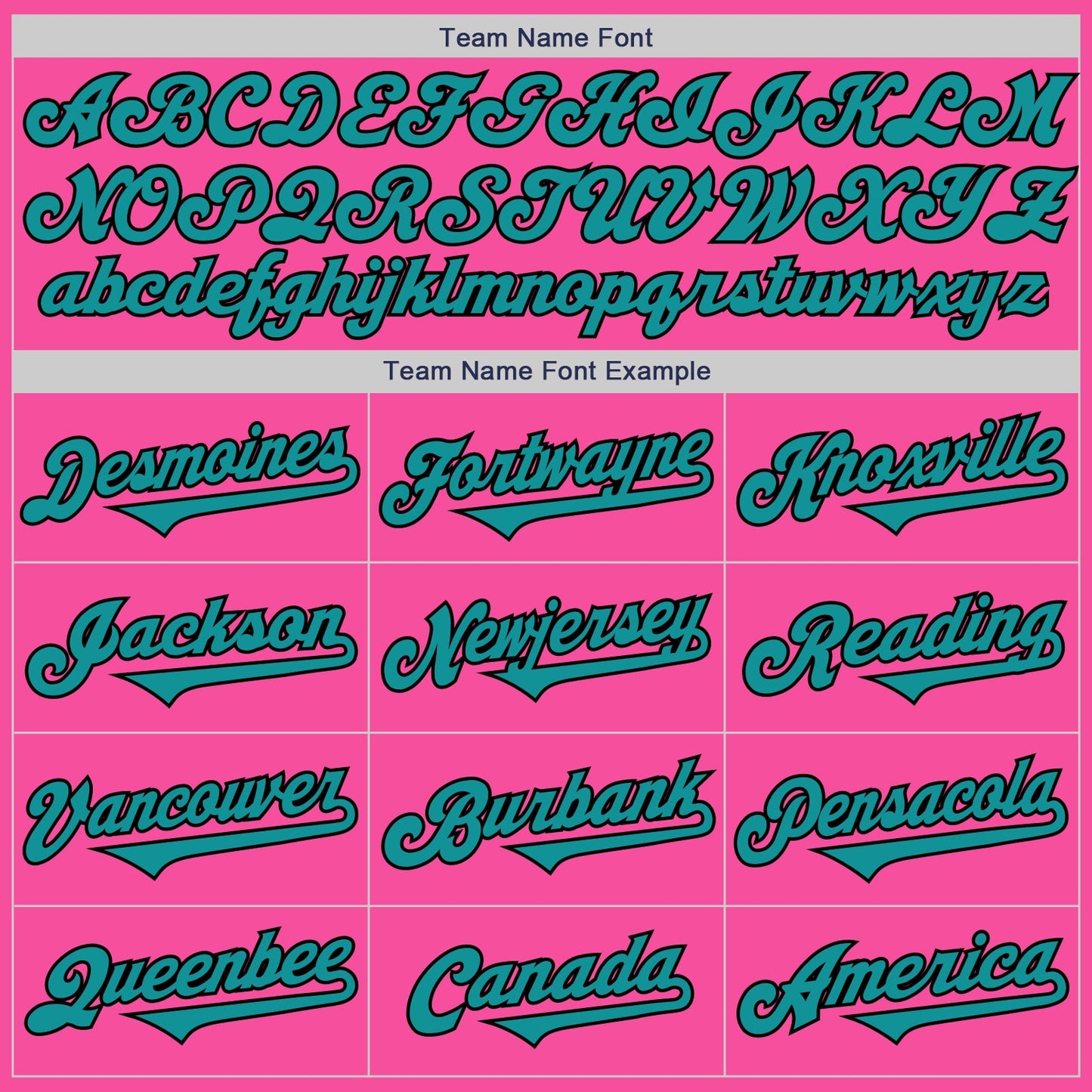 Custom Pink Teal-Black Authentic Two Tone Baseball Jersey view 4