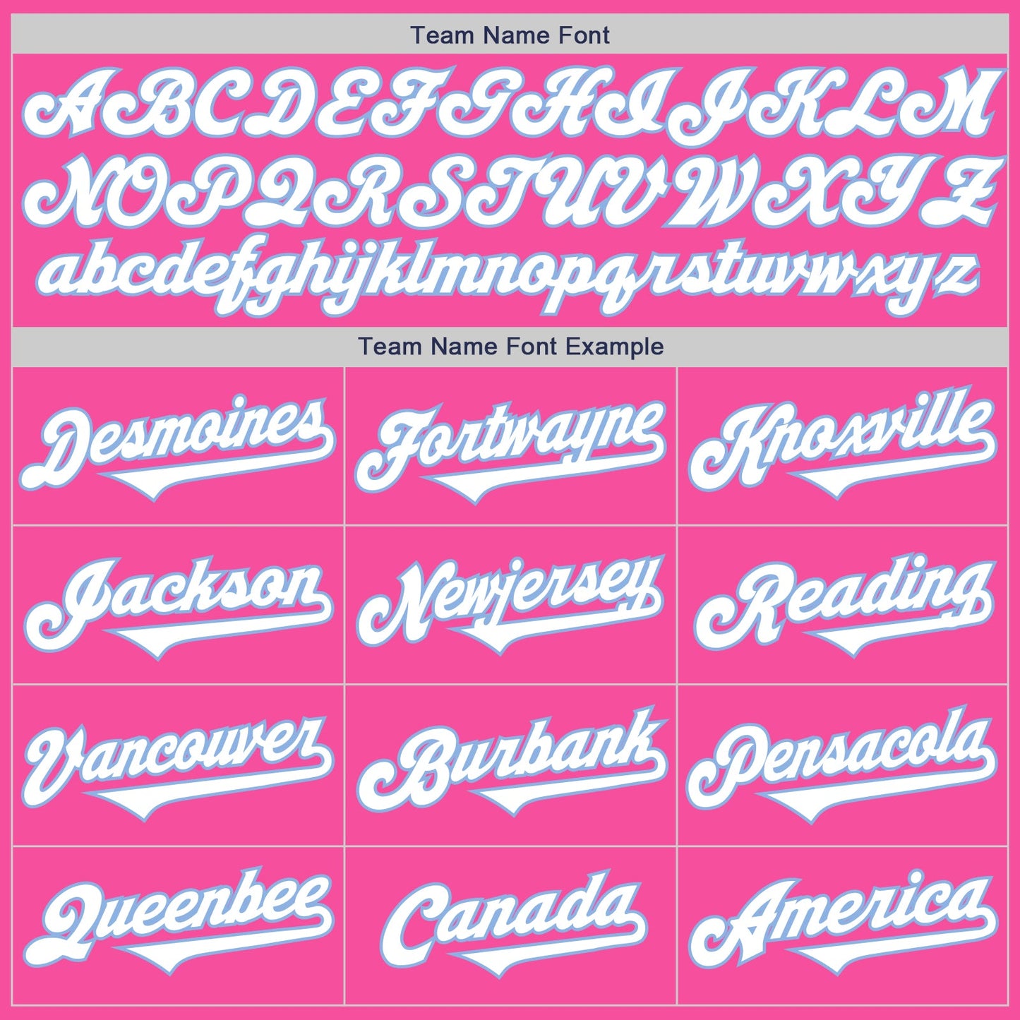 Custom Pink White-Light Blue Authentic Two Tone Baseball Jersey view 4