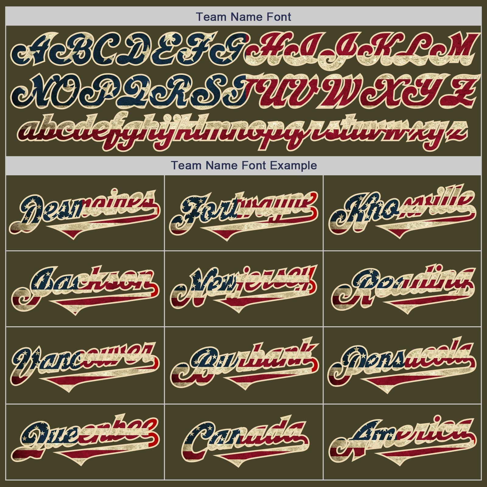 Custom Olive Vintage USA Flag Red-Cream Authentic Two Tone Salute To Service Baseball Jersey view 4