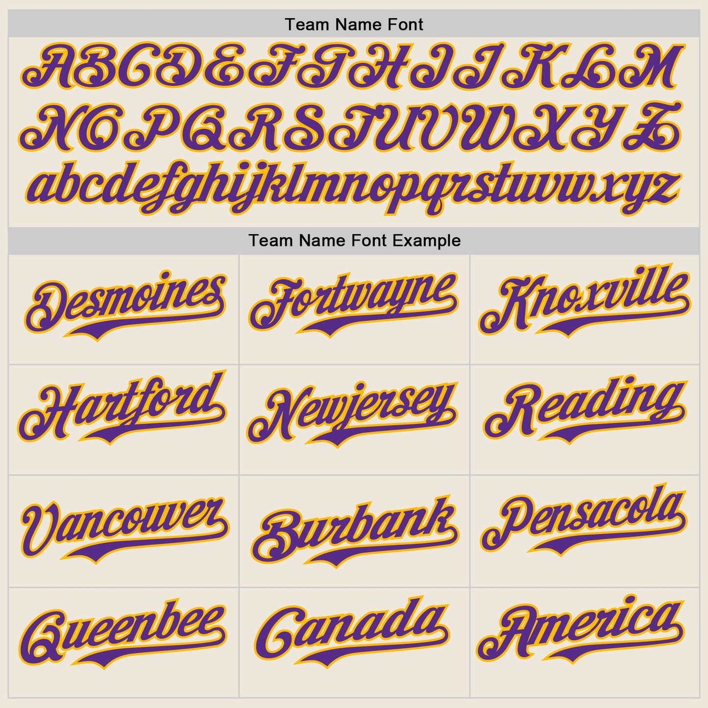 Custom Cream Purple Pinstripe Gold Authentic Two Tone Baseball Jersey view 4