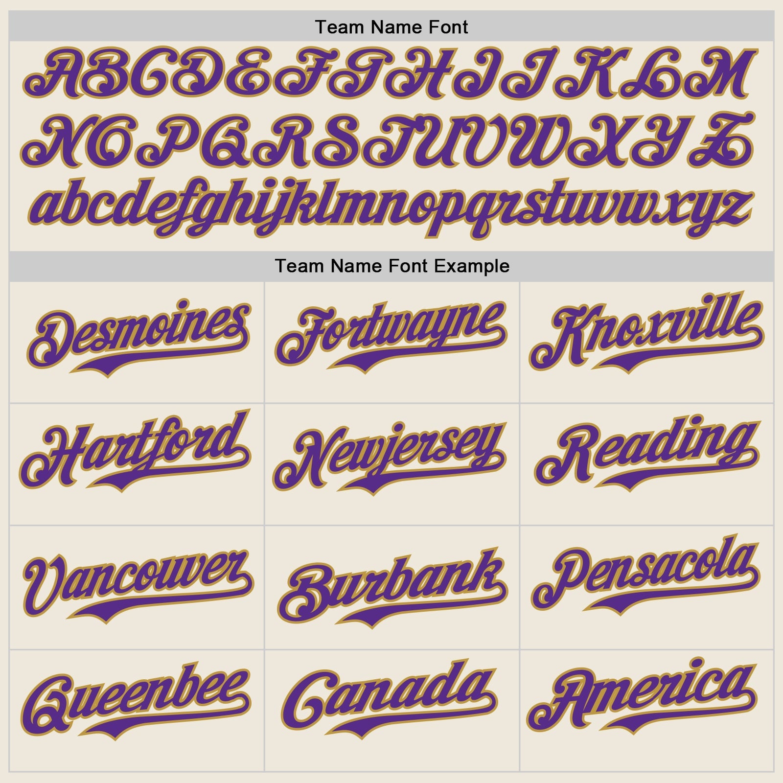 Custom Cream Purple Pinstripe Old Gold Authentic Two Tone Baseball Jersey view 4