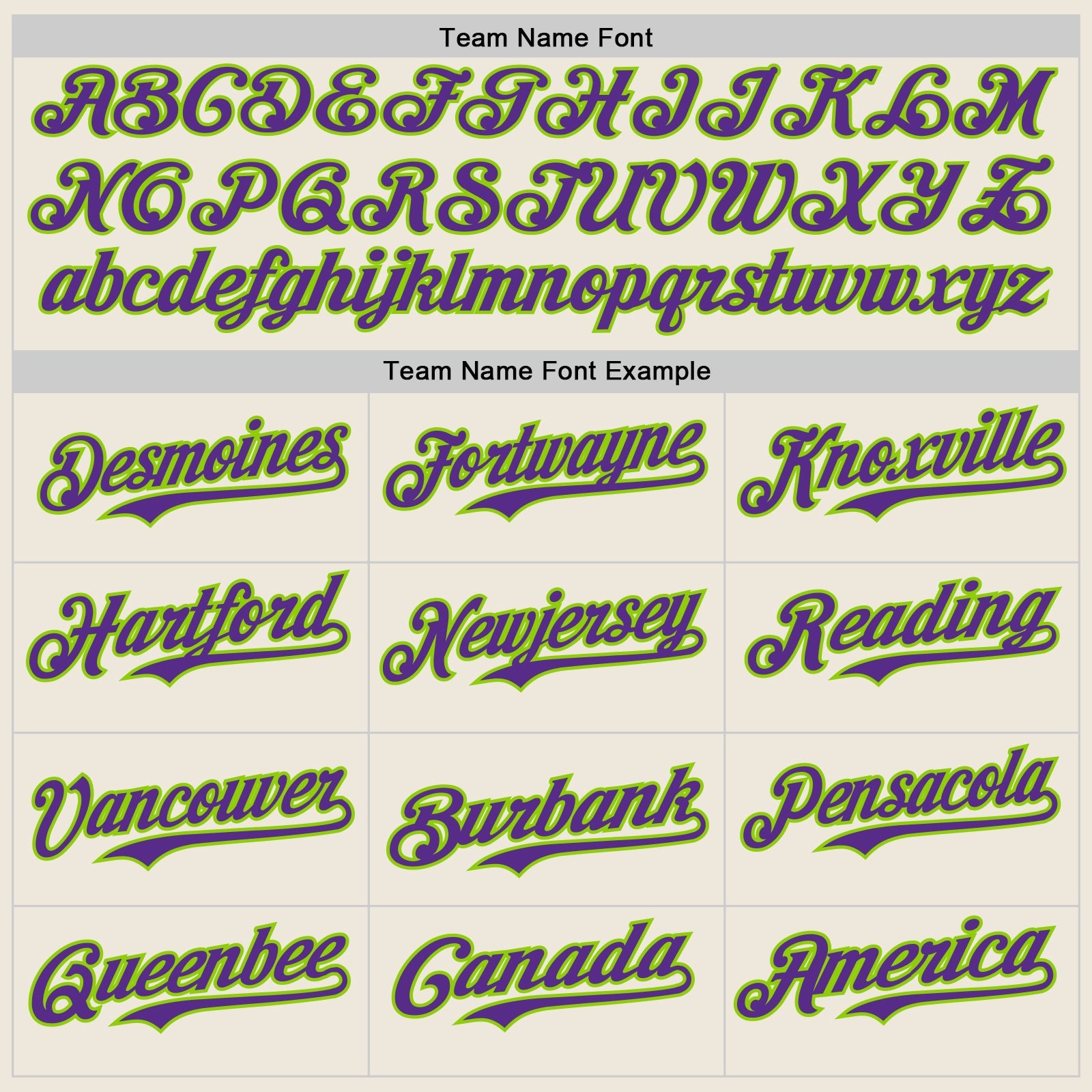 Custom Cream Purple Pinstripe Neon Green Authentic Two Tone Baseball Jersey view 4