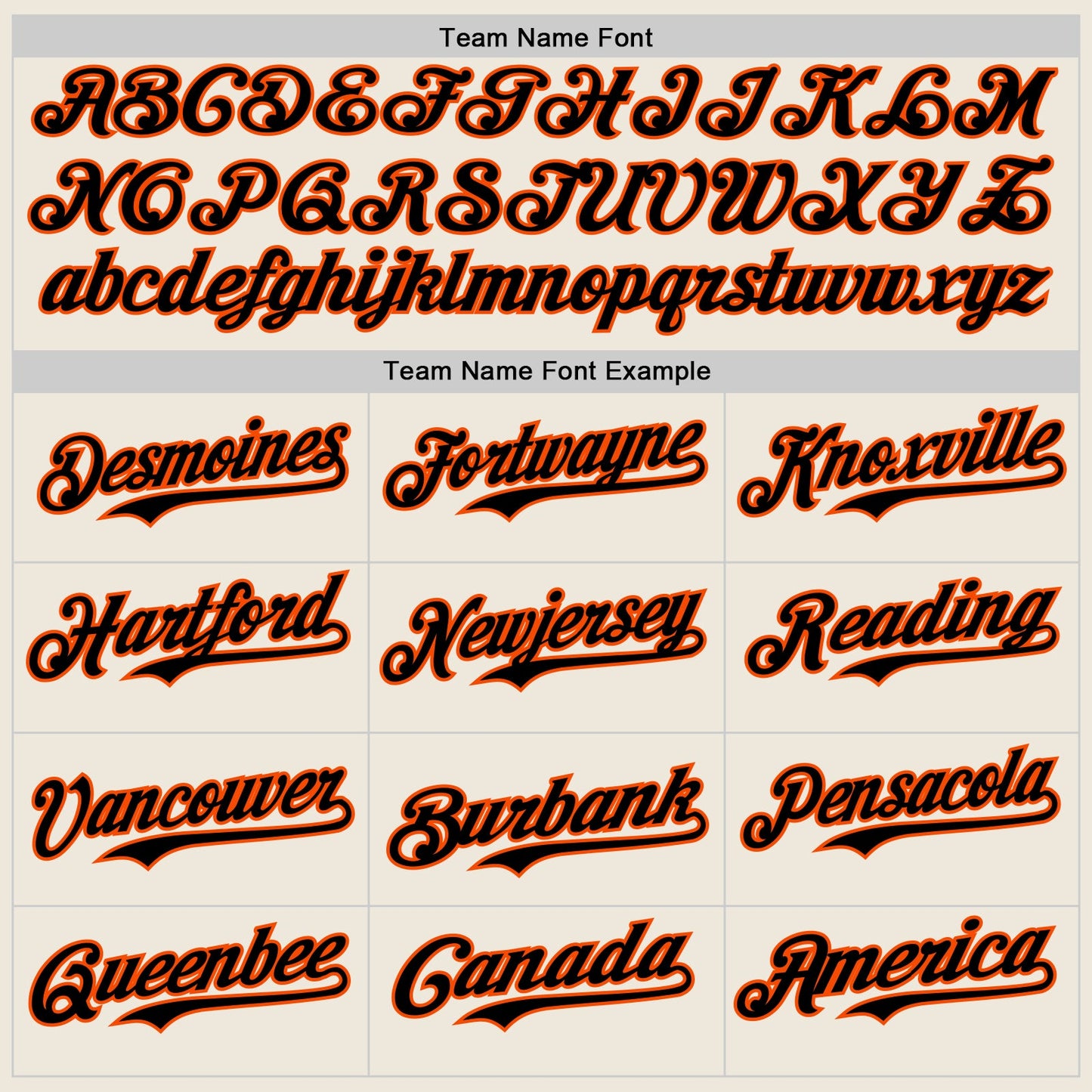 Custom Cream Black Pinstripe Orange Authentic Two Tone Baseball Jersey view 4