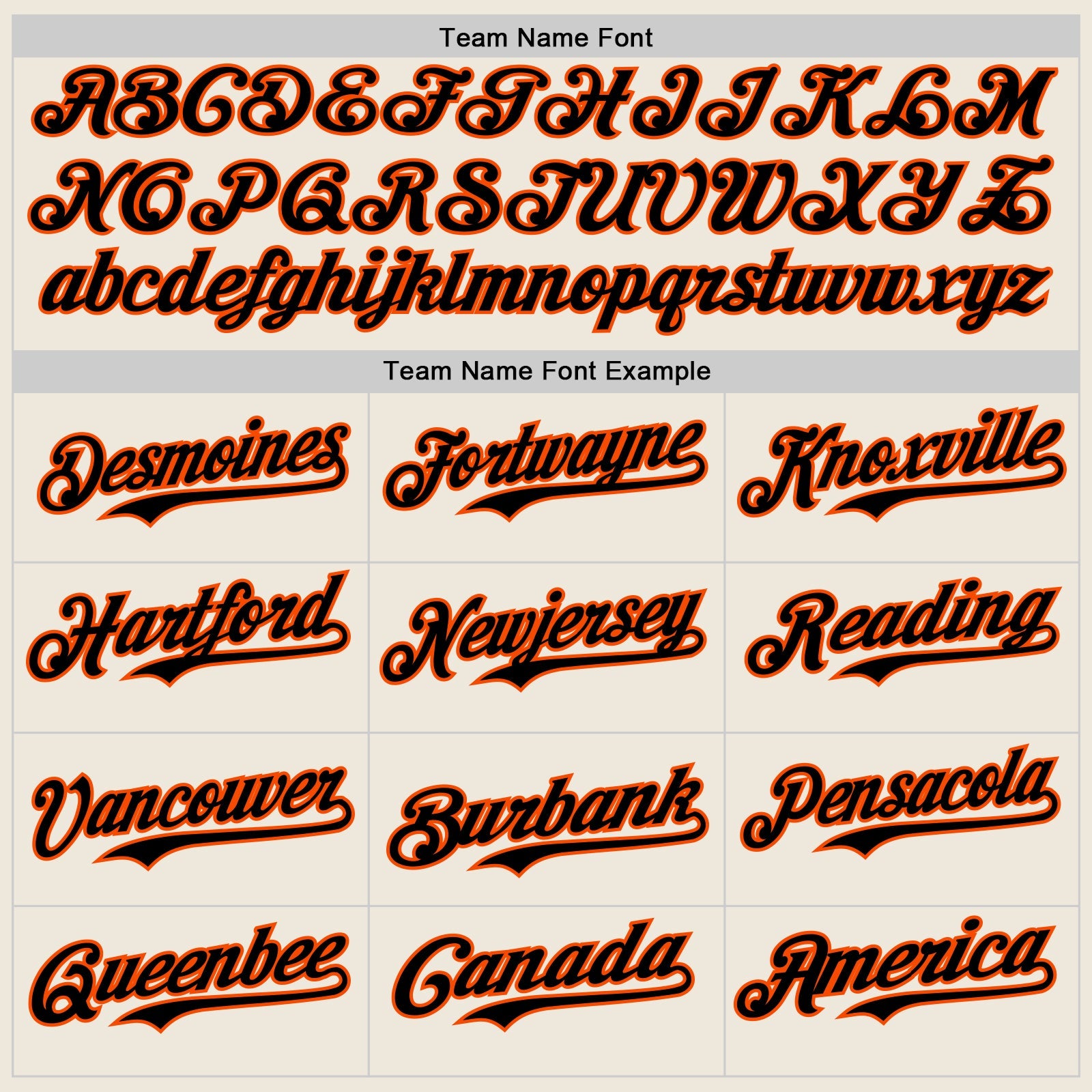 Custom Cream Black Pinstripe Orange Authentic Two Tone Baseball Jersey view 4