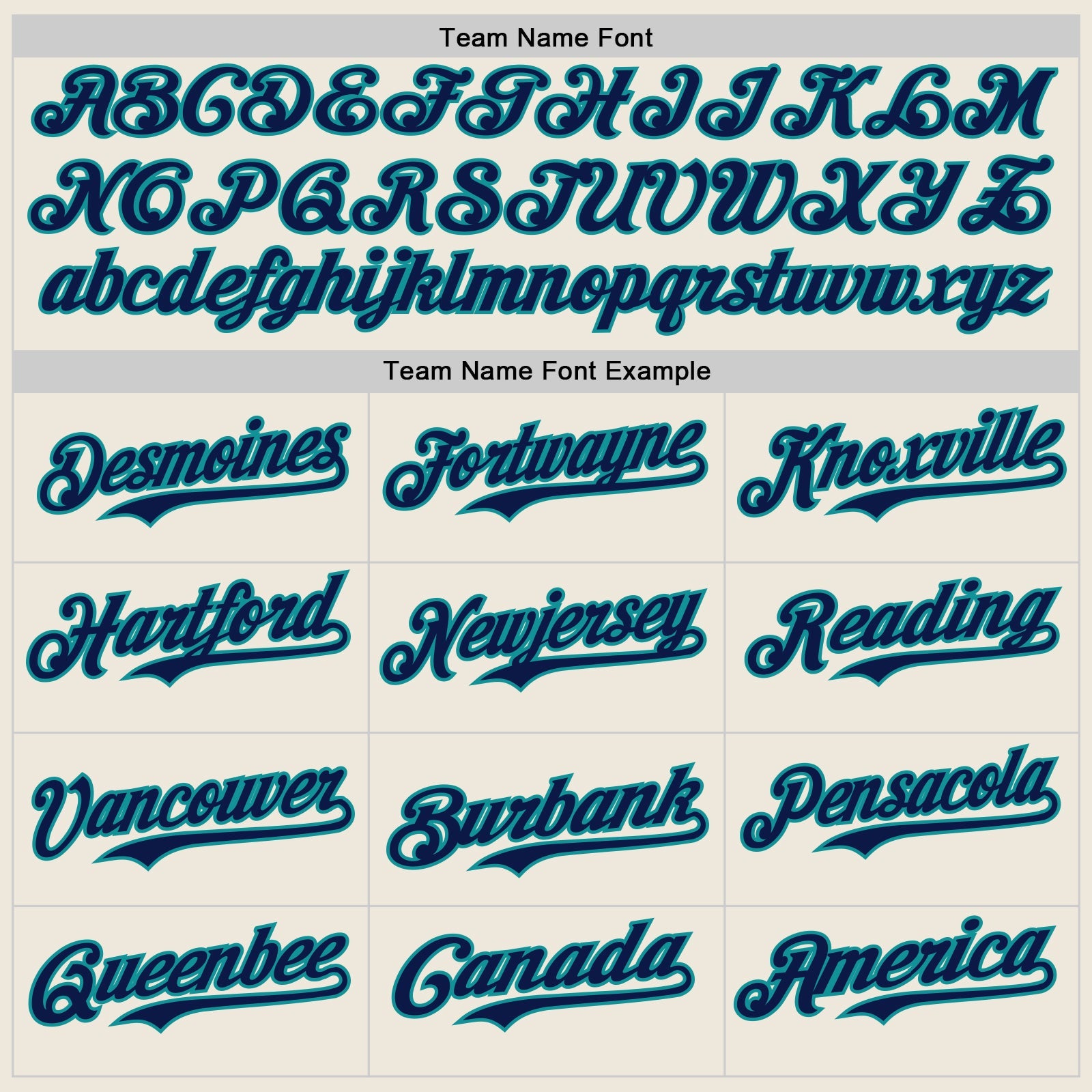 Custom Cream Navy Pinstripe Teal Authentic Two Tone Baseball Jersey view 4