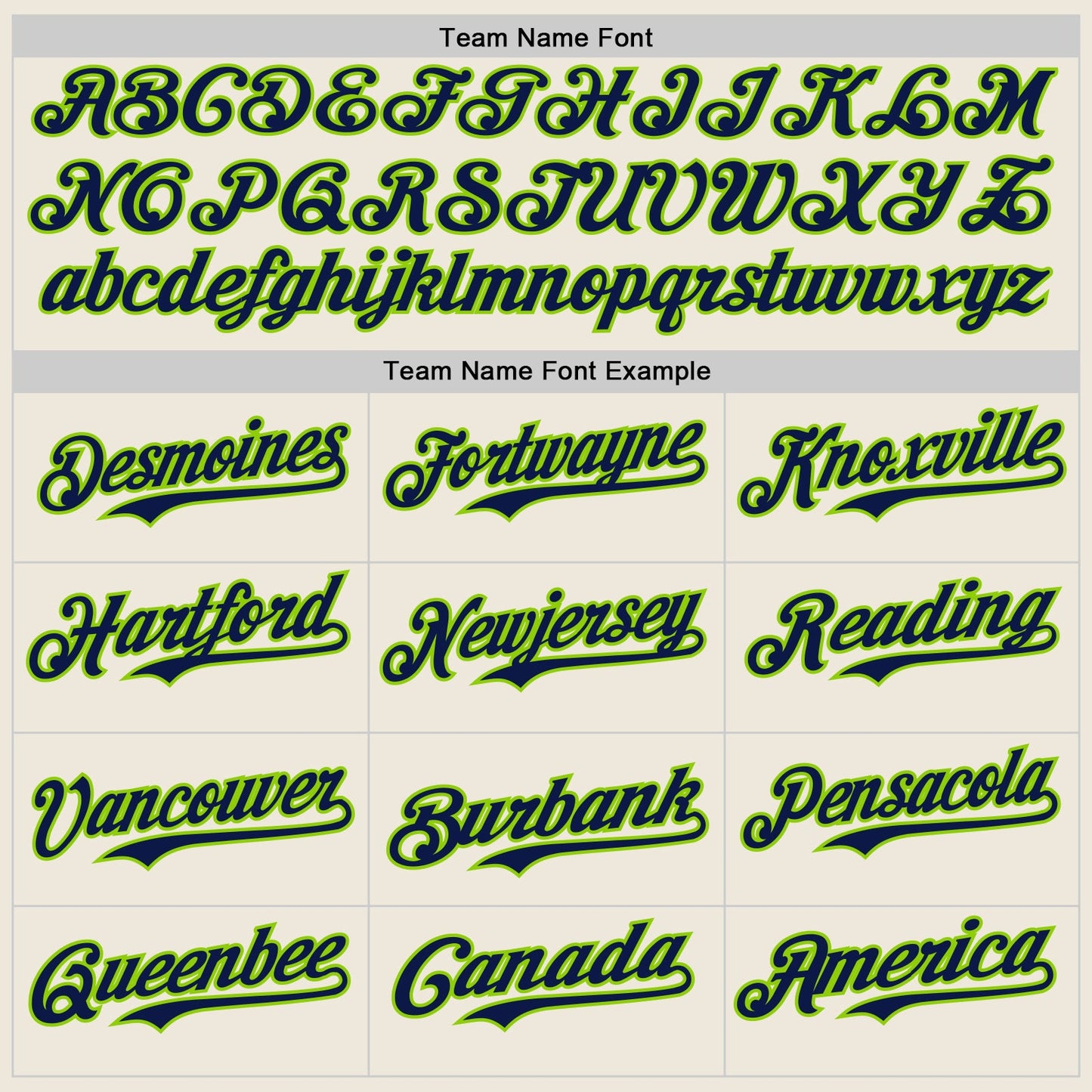 Custom Cream Navy Pinstripe Neon Green Authentic Two Tone Baseball Jersey view 4