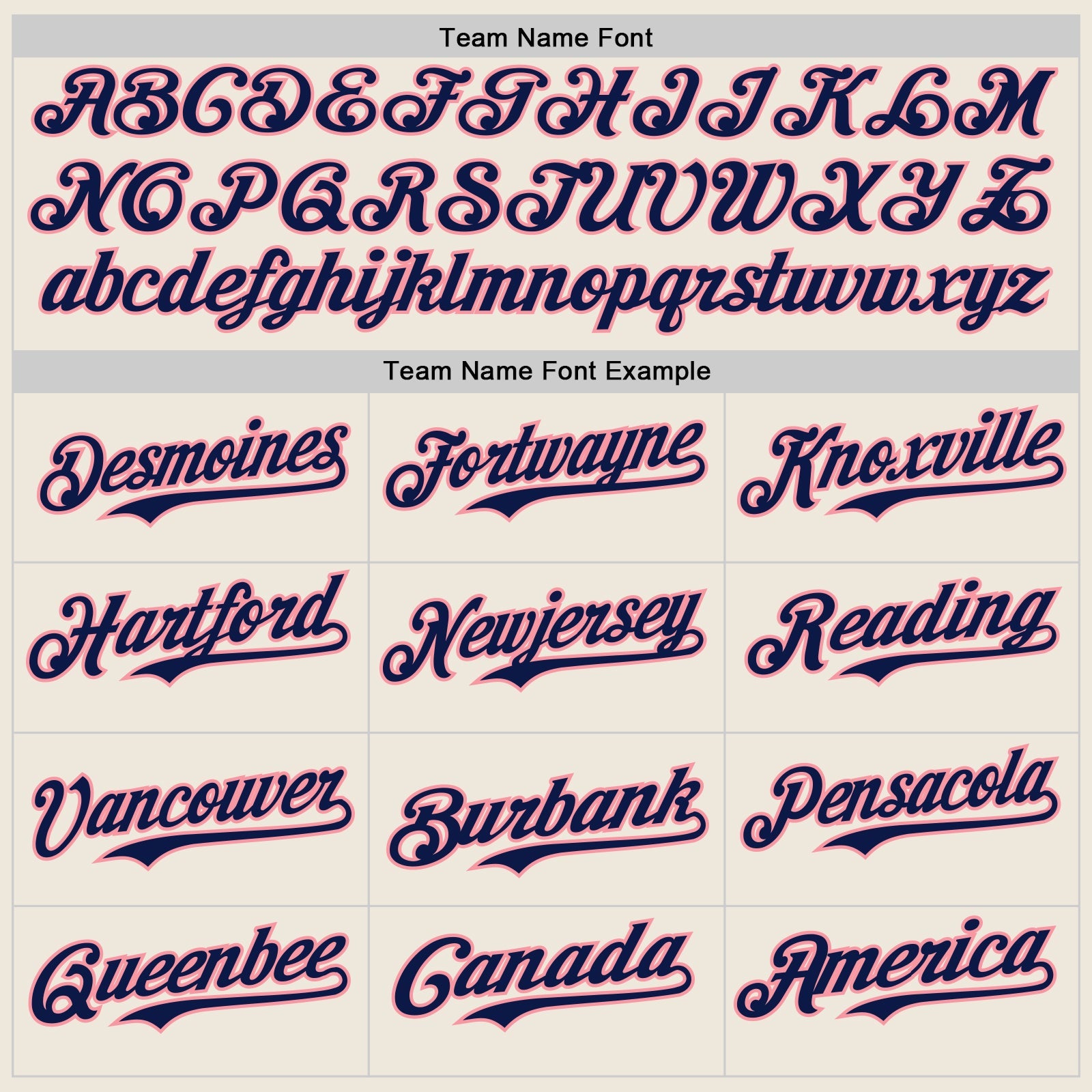 Custom Cream Navy Pinstripe Medium Pink Authentic Two Tone Baseball Jersey view 4