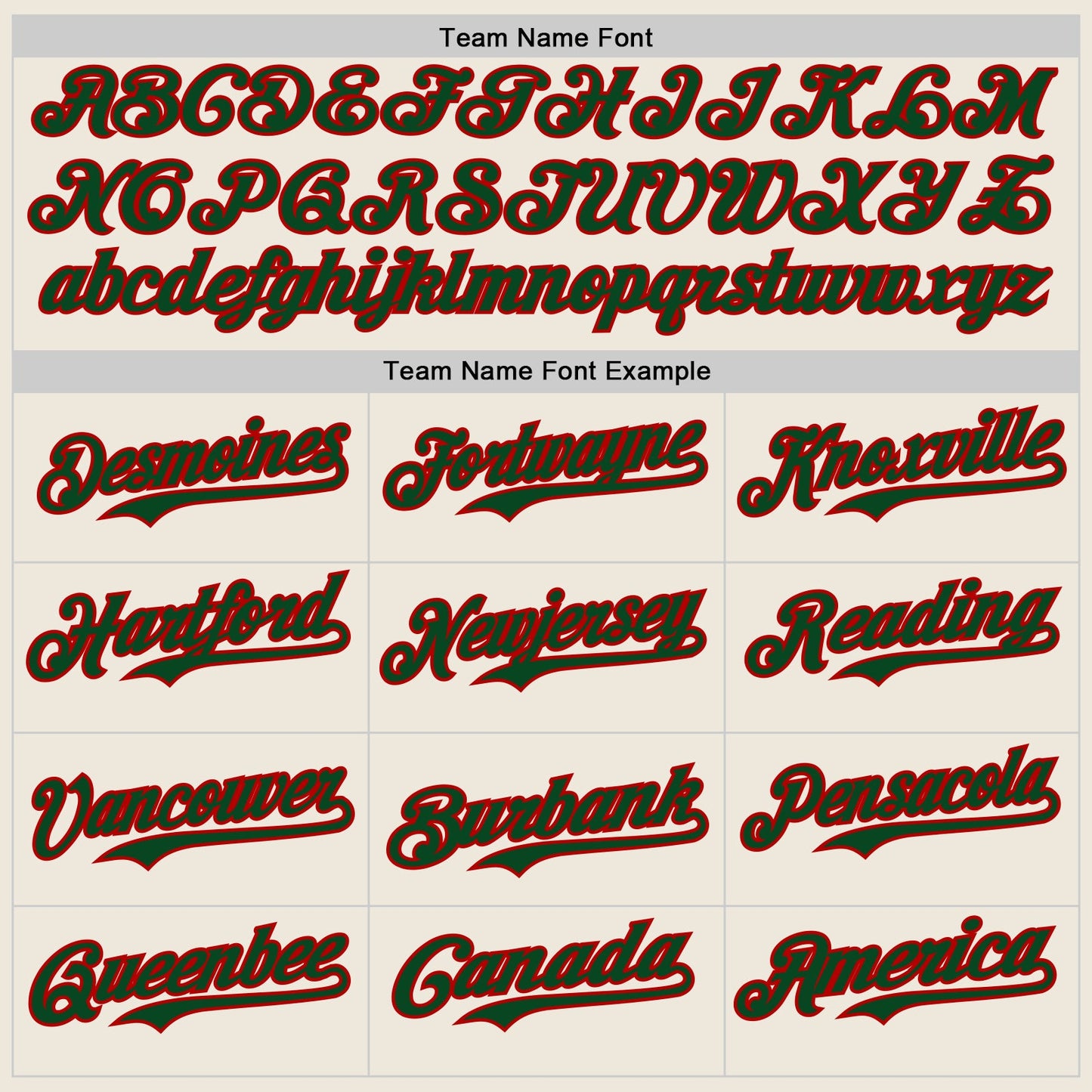 Custom Cream Green Pinstripe Red Authentic Two Tone Baseball Jersey view 4