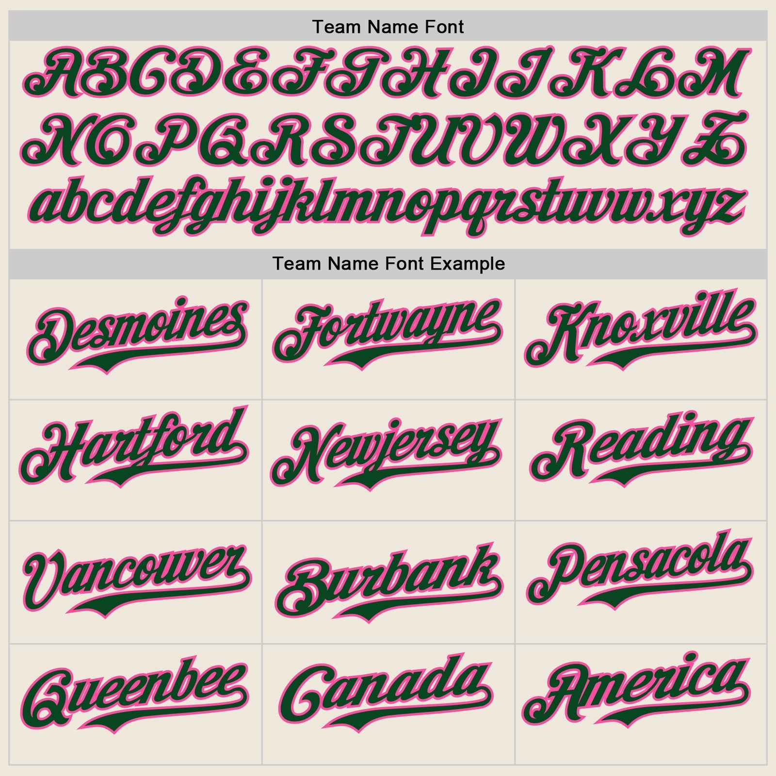 Custom Cream Green Pinstripe Pink Authentic Two Tone Baseball Jersey view 4