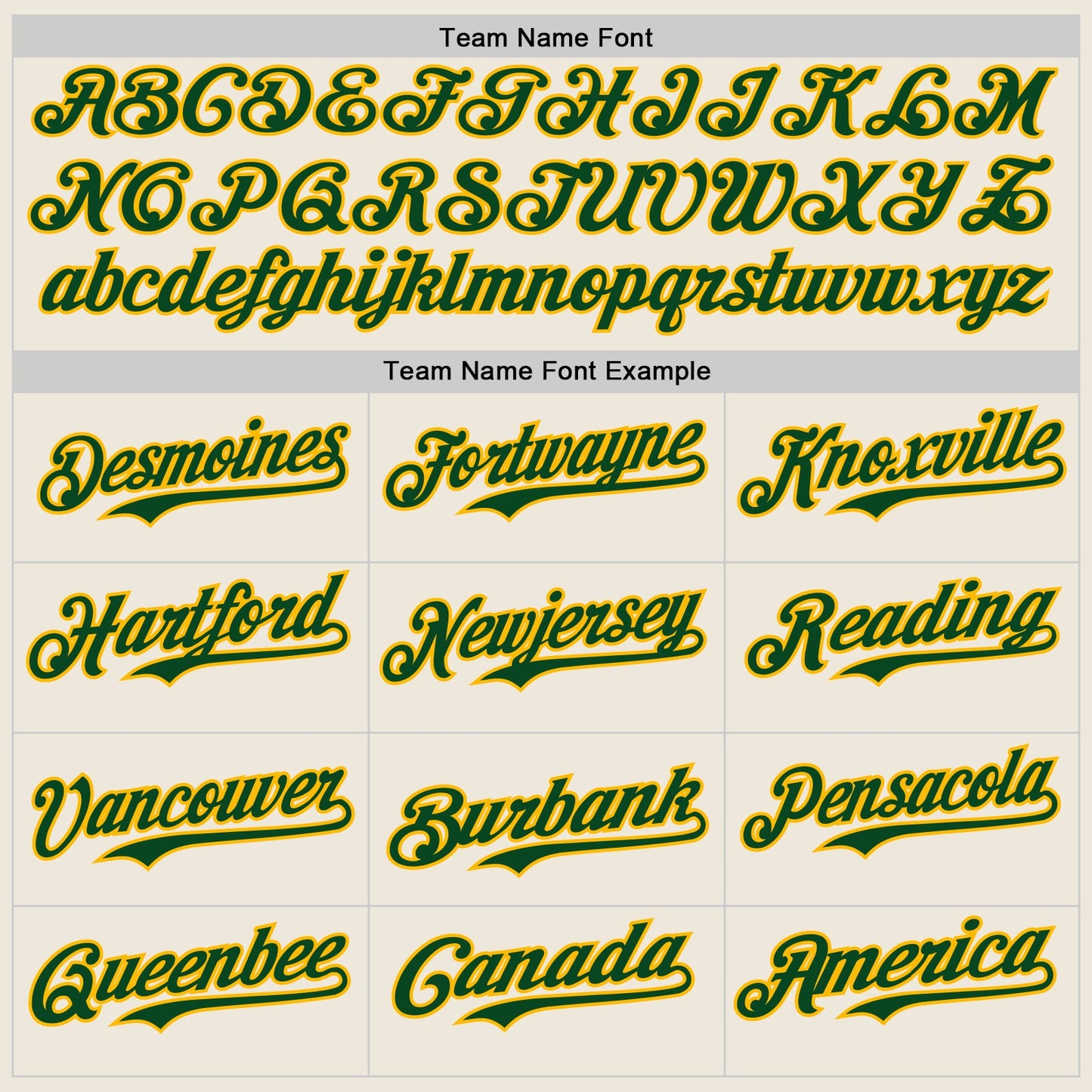 Custom Cream Green Pinstripe Gold Authentic Two Tone Baseball Jersey view 4