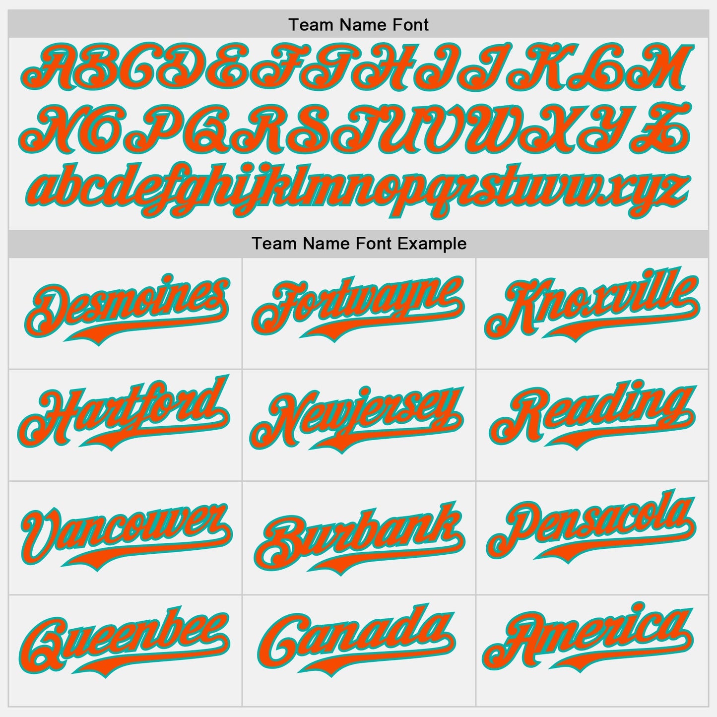 Custom White Orange Pinstripe Aqua Authentic Two Tone Baseball Jersey view 4