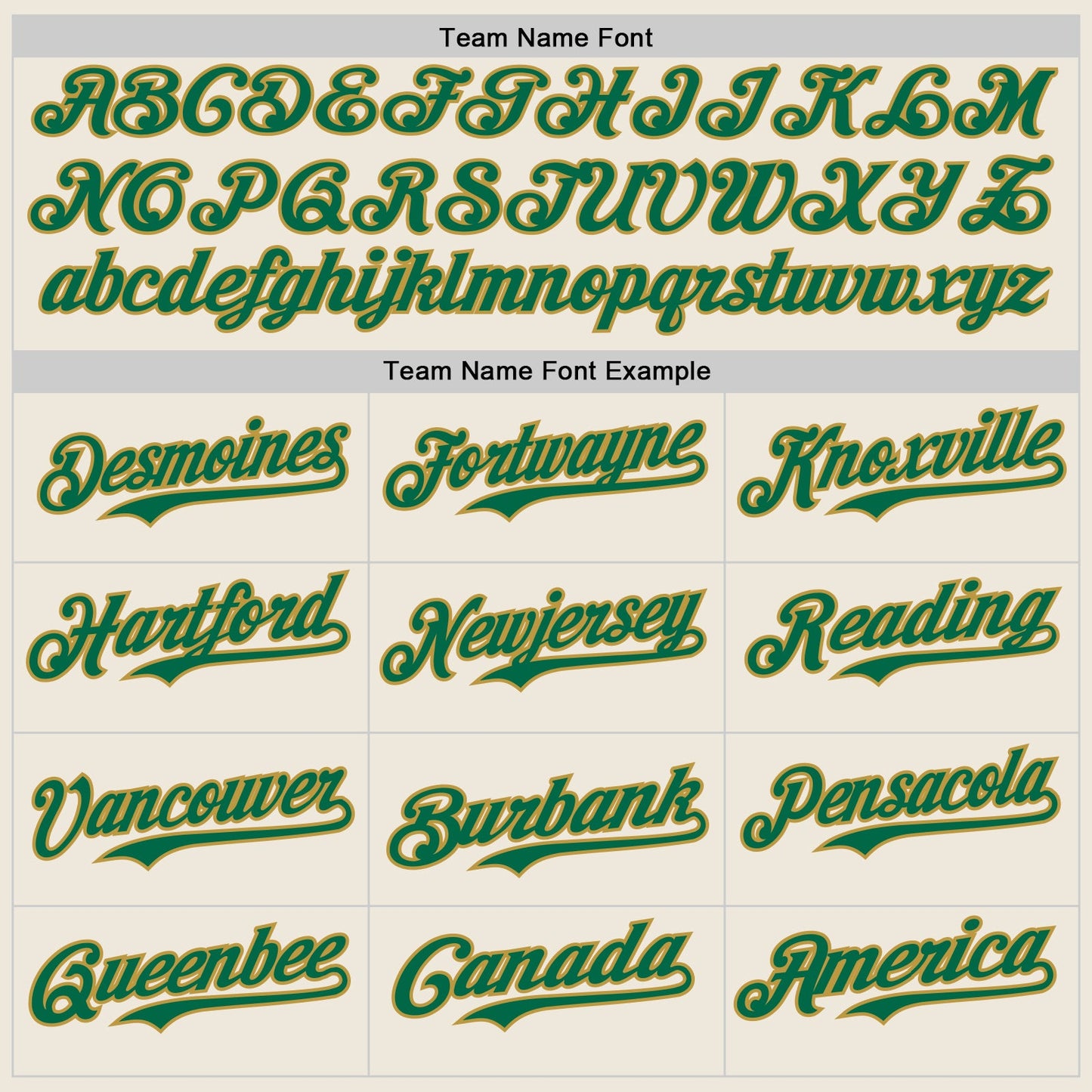 Custom Cream Kelly Green Pinstripe Old Gold Authentic Two Tone Baseball Jersey view 4
