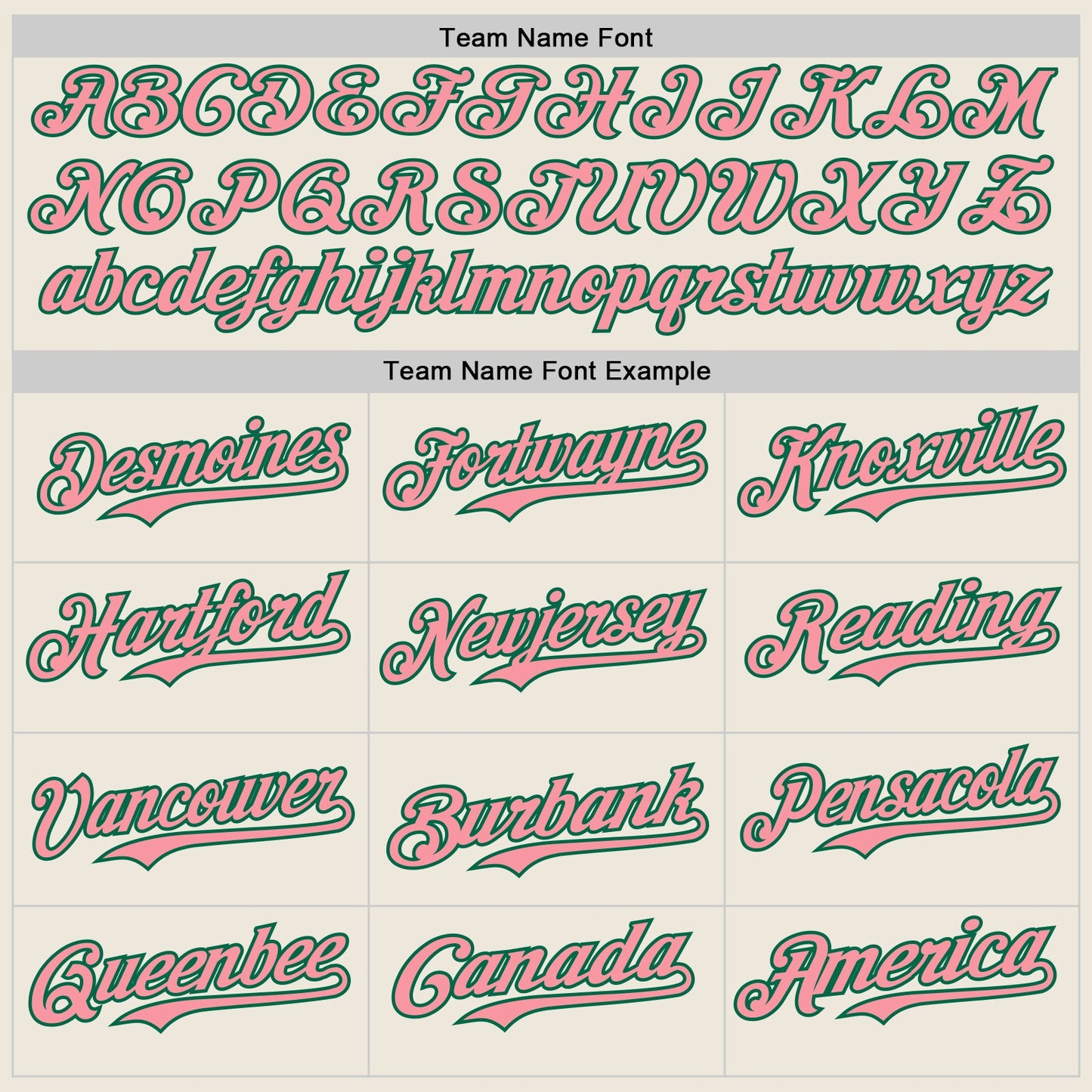 Custom Cream Kelly Green Pinstripe Medium Pink Authentic Two Tone Baseball Jersey view 4