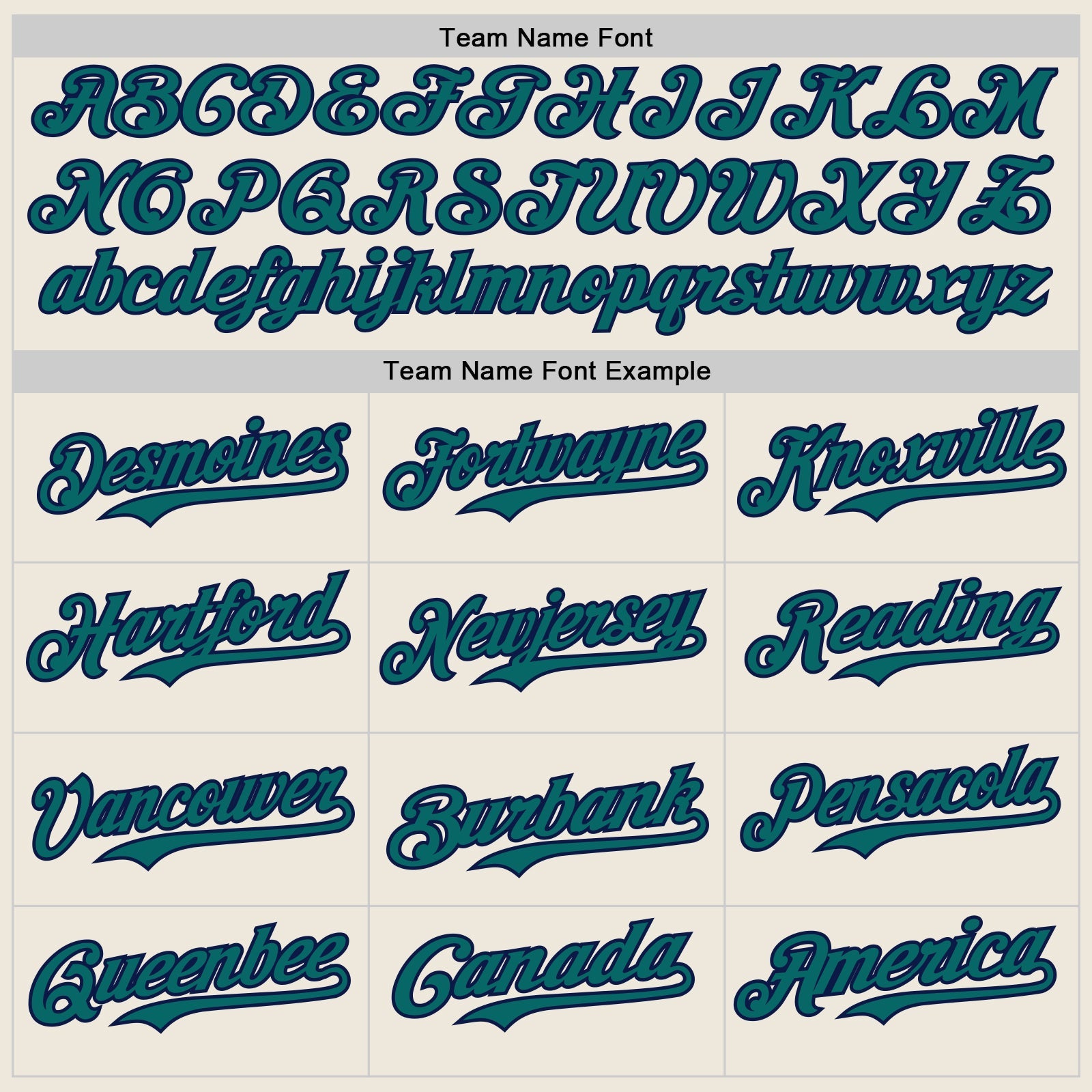 Custom Cream Teal Pinstripe Navy Authentic Two Tone Baseball Jersey view 4