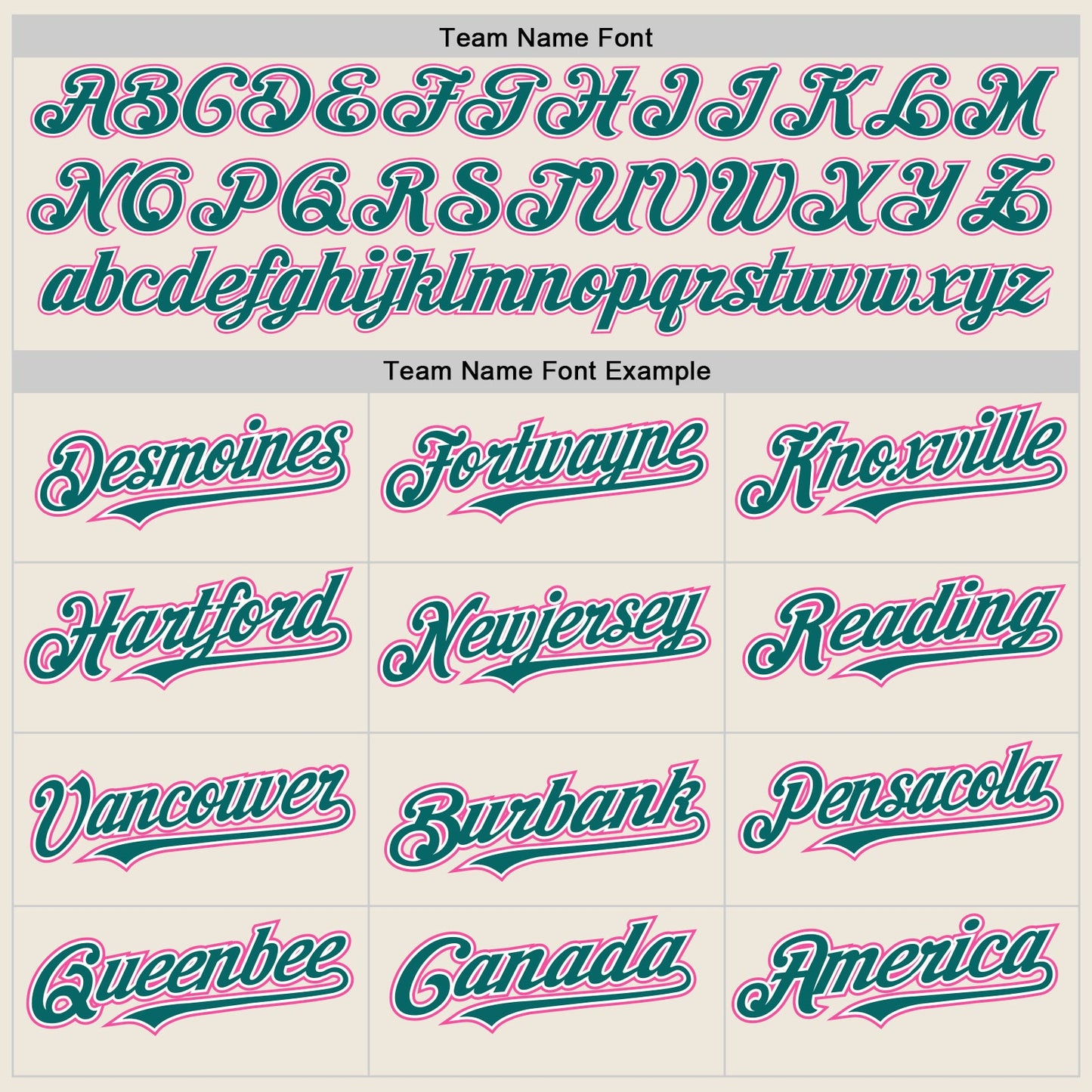 Custom Cream Teal Pinstripe White-Pink Authentic Two Tone Baseball Jersey view 4