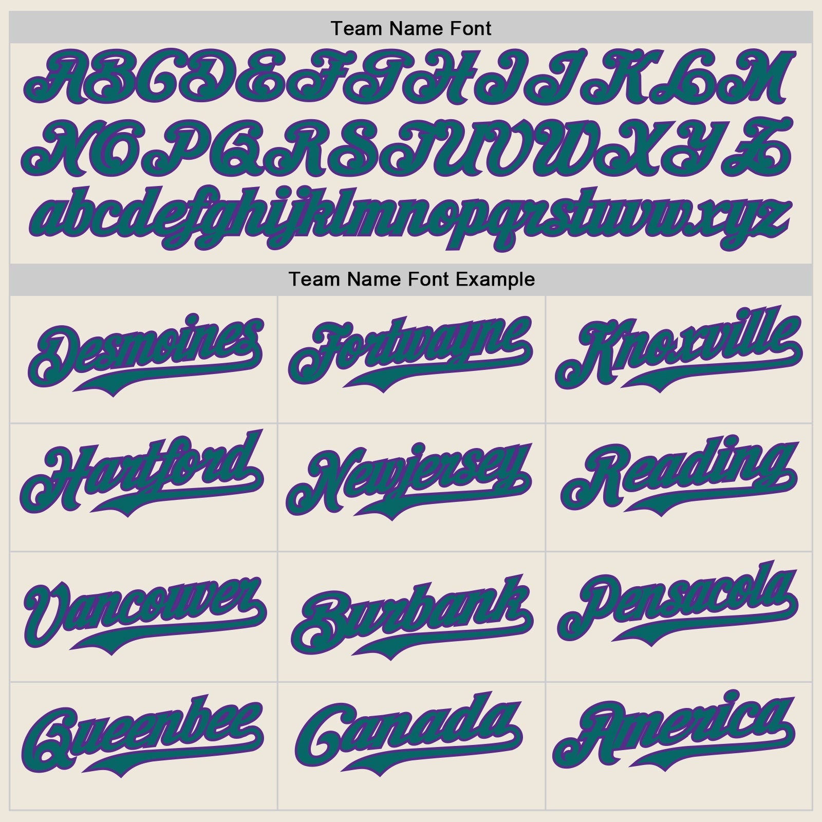 Custom Cream Teal Pinstripe Purple Authentic Two Tone Baseball Jersey view 4