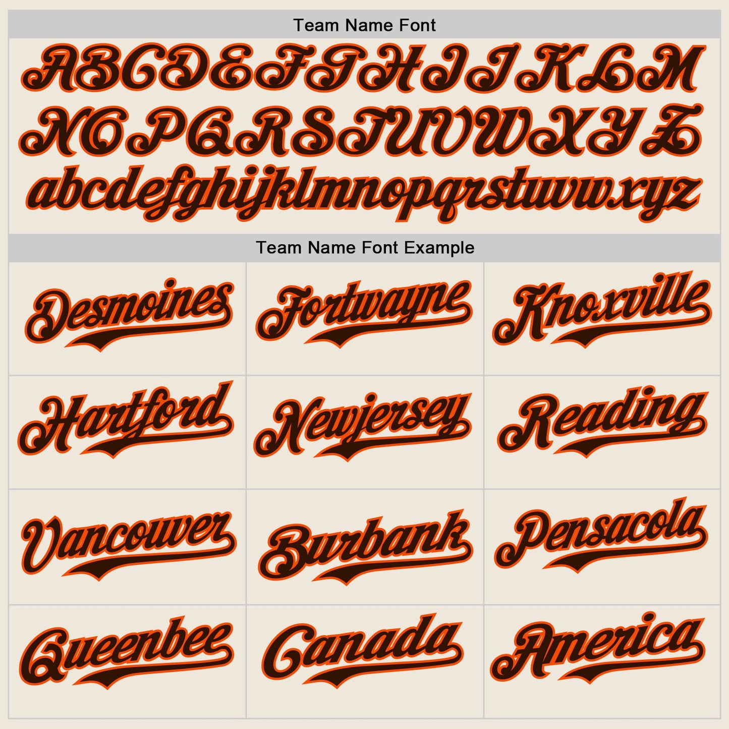 Custom Cream Brown Pinstripe Orange Authentic Two Tone Baseball Jersey view 4