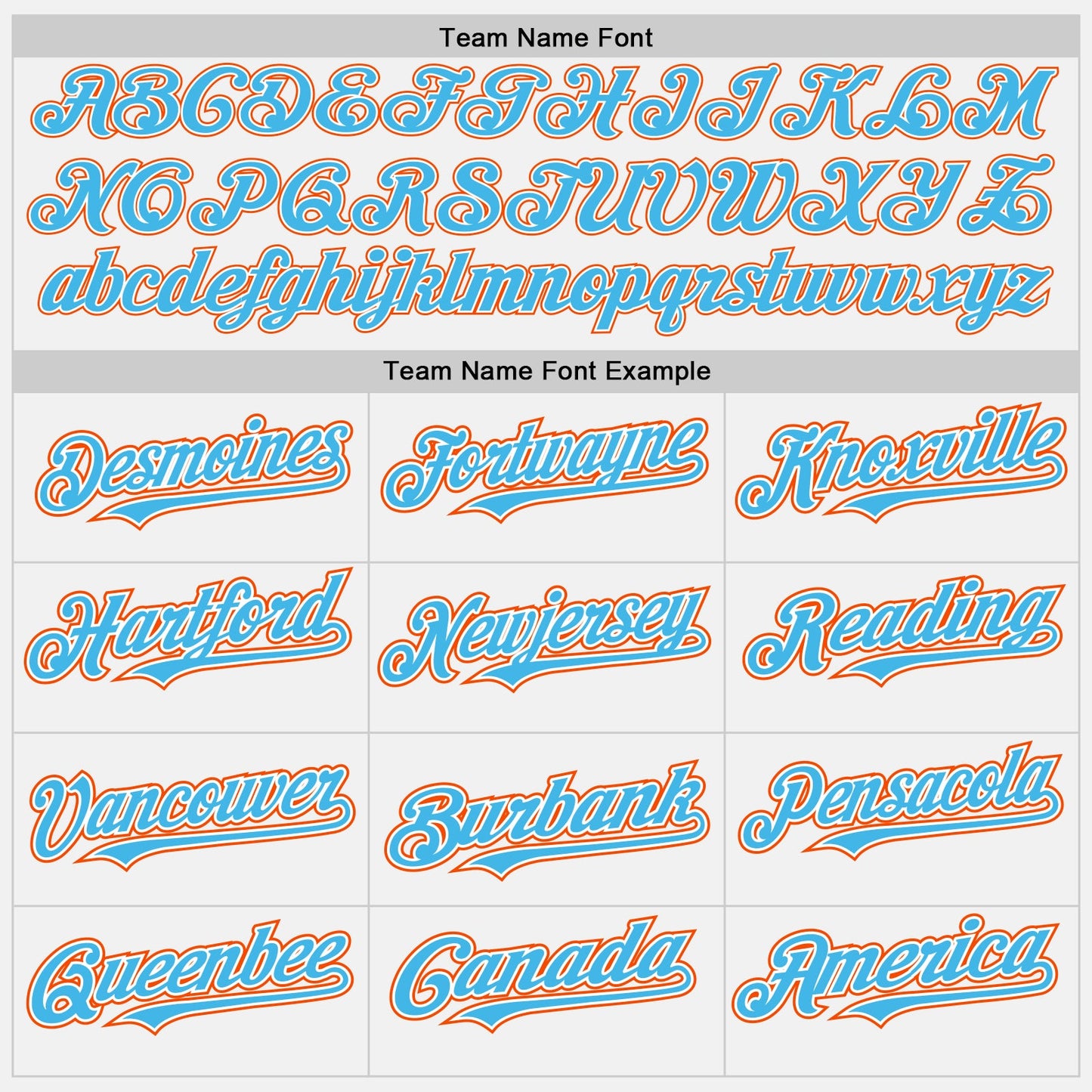 Custom White Sky Blue Pinstripe Orange Authentic Two Tone Baseball Jersey view 4