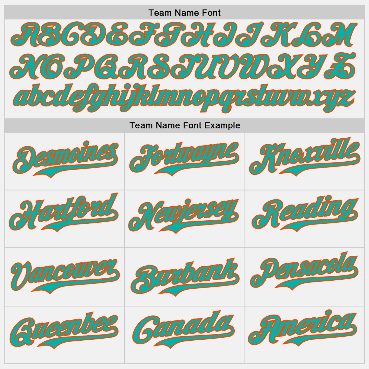 Custom White Aqua Pinstripe Orange Authentic Two Tone Baseball Jersey view 4