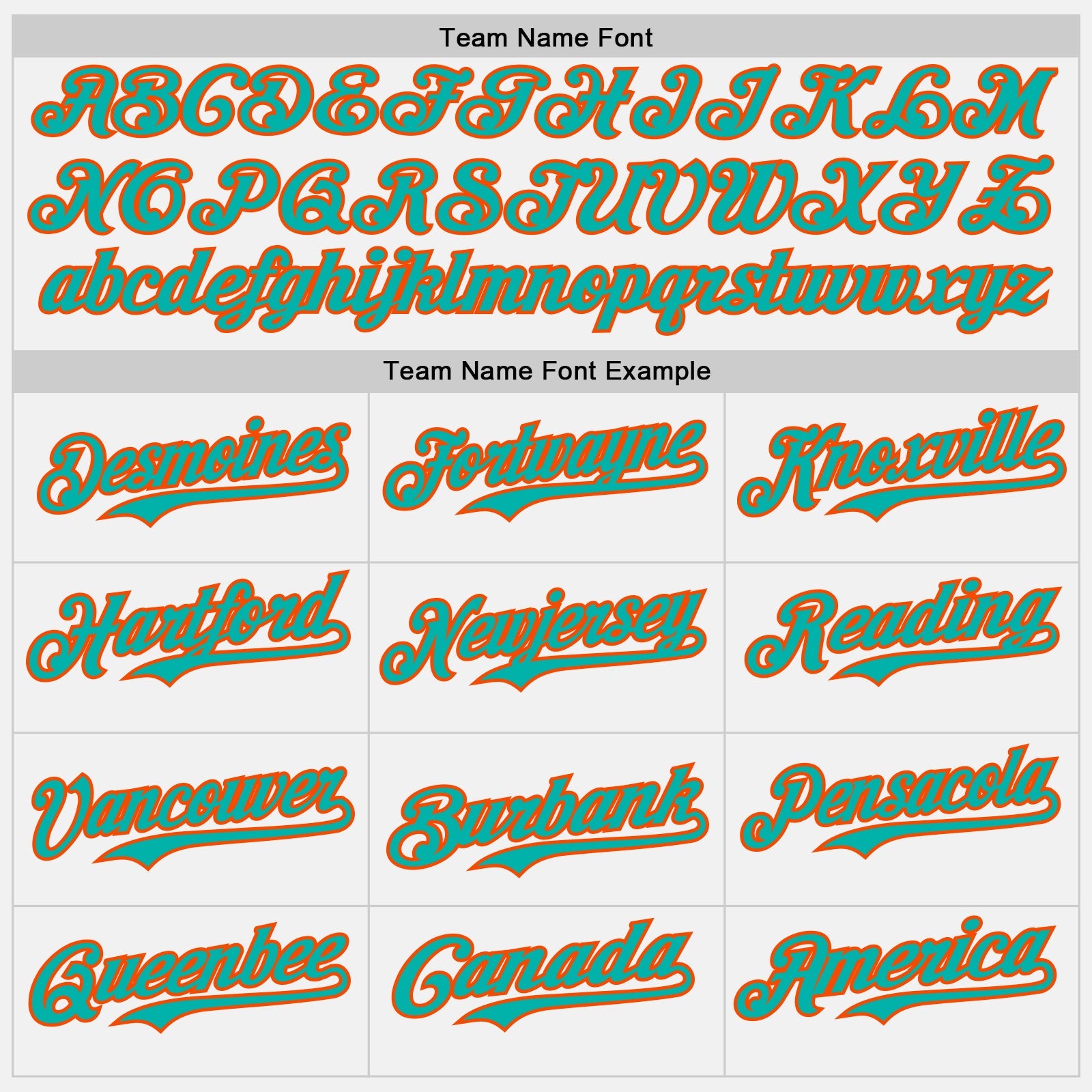 Custom White Aqua Pinstripe Orange Authentic Two Tone Baseball Jersey view 4