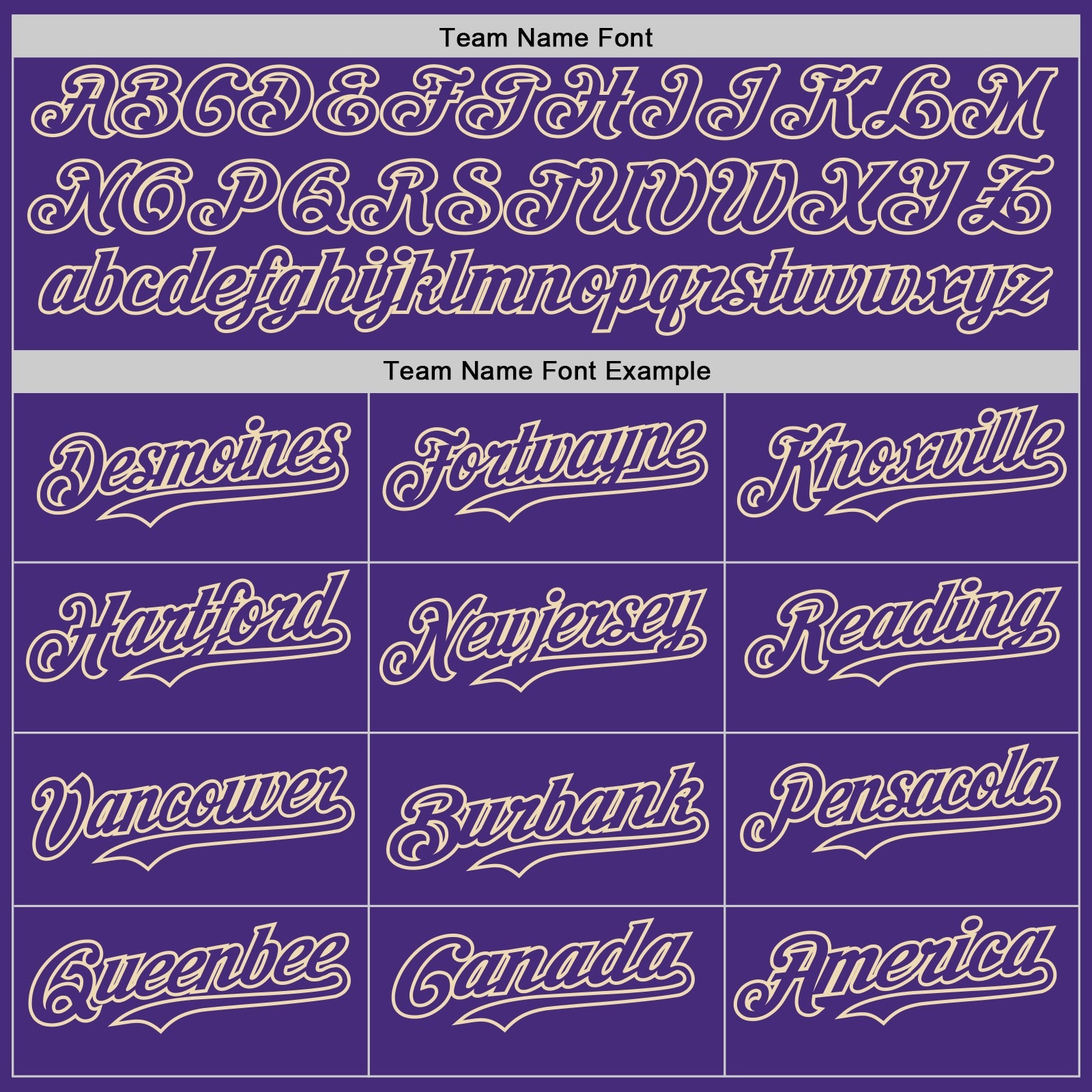 Custom Purple Cream Pinstripe Cream Authentic Two Tone Baseball Jersey view 4