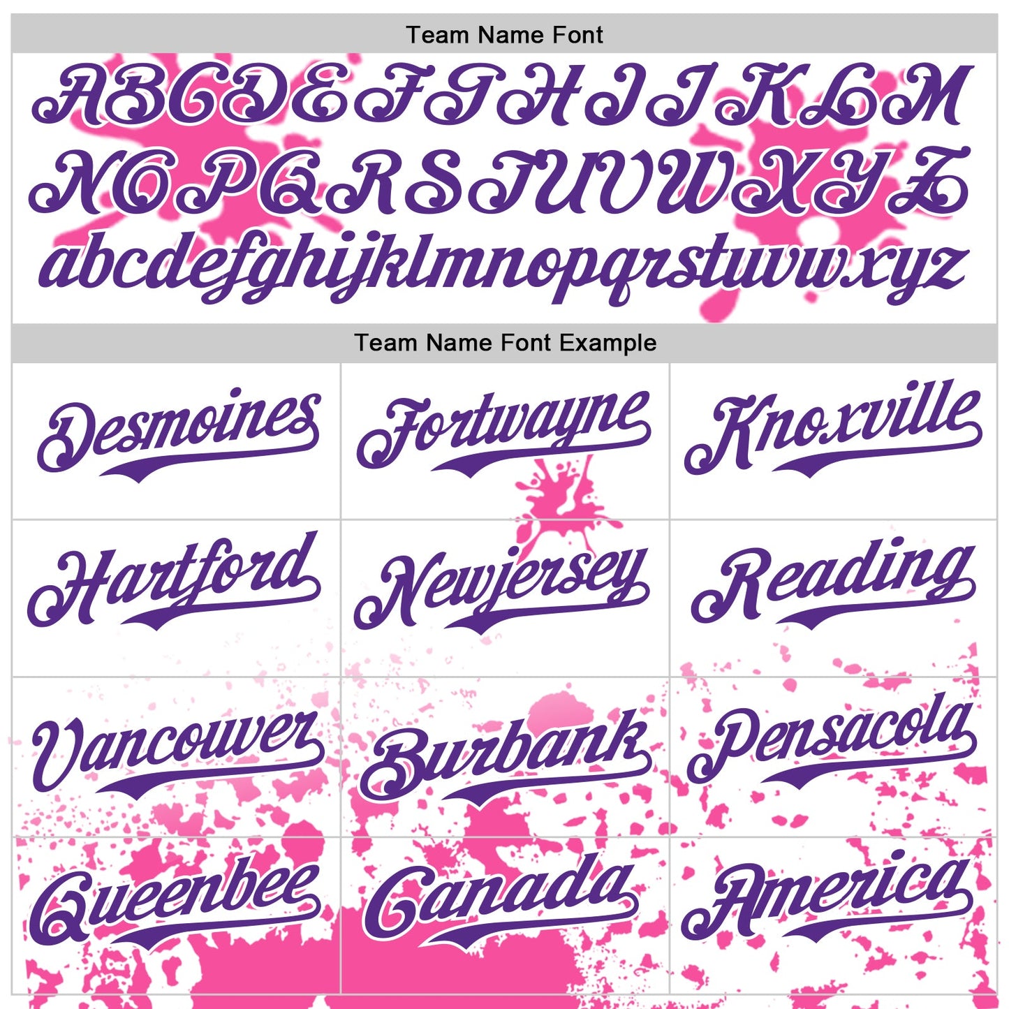 Custom White Purple Pink-Blue Splatter Camo Two Tone Authentic Baseball Jersey view 4