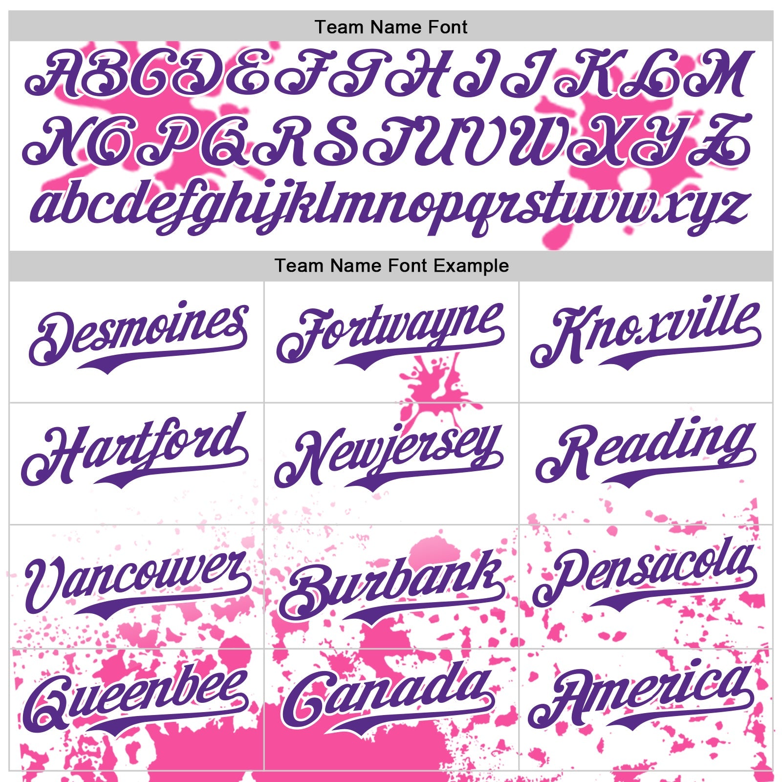 Custom White Purple Pink-Blue Splatter Camo Two Tone Authentic Baseball Jersey view 4