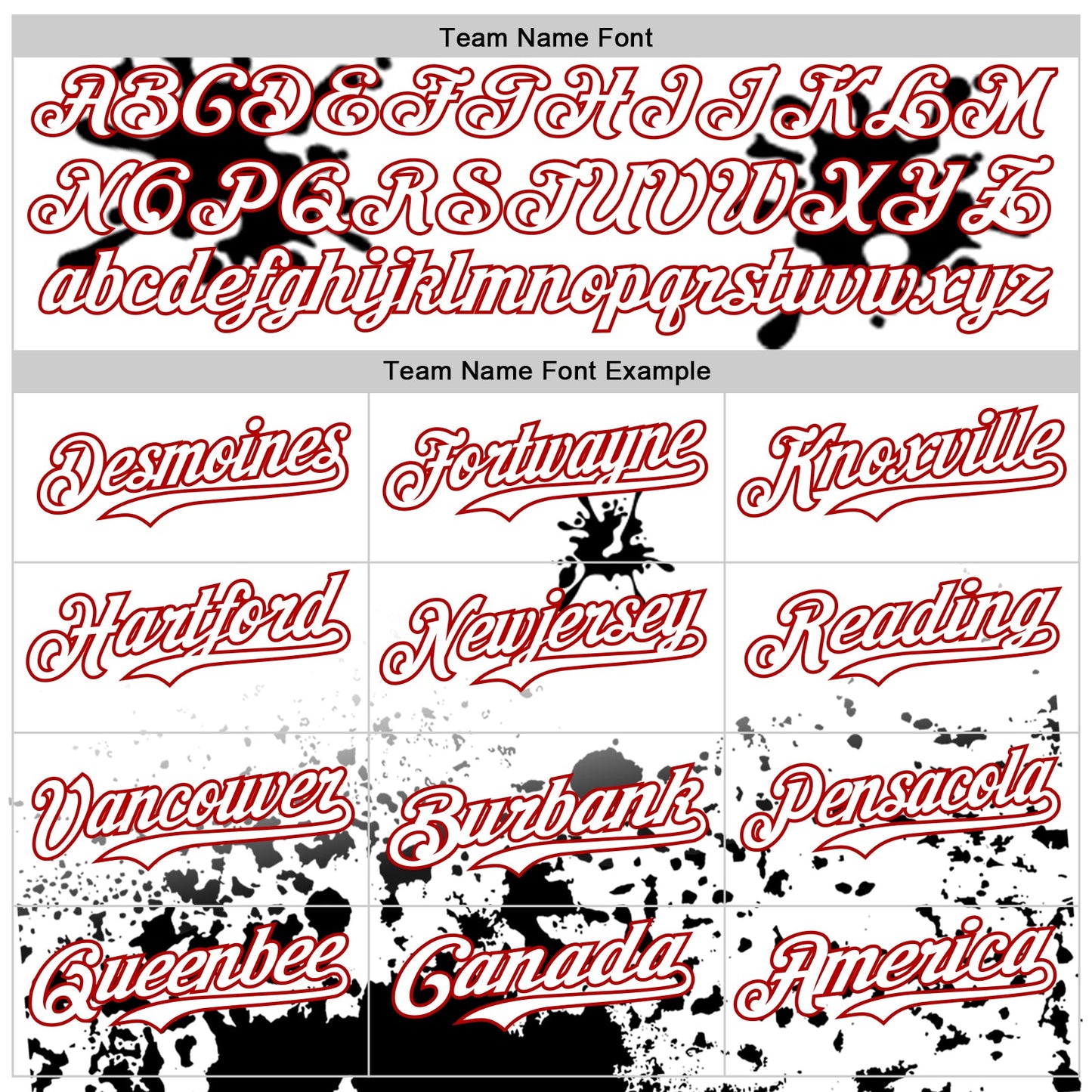 Custom White Red-Black Splatter Camo Two Tone Authentic Baseball Jersey view 4