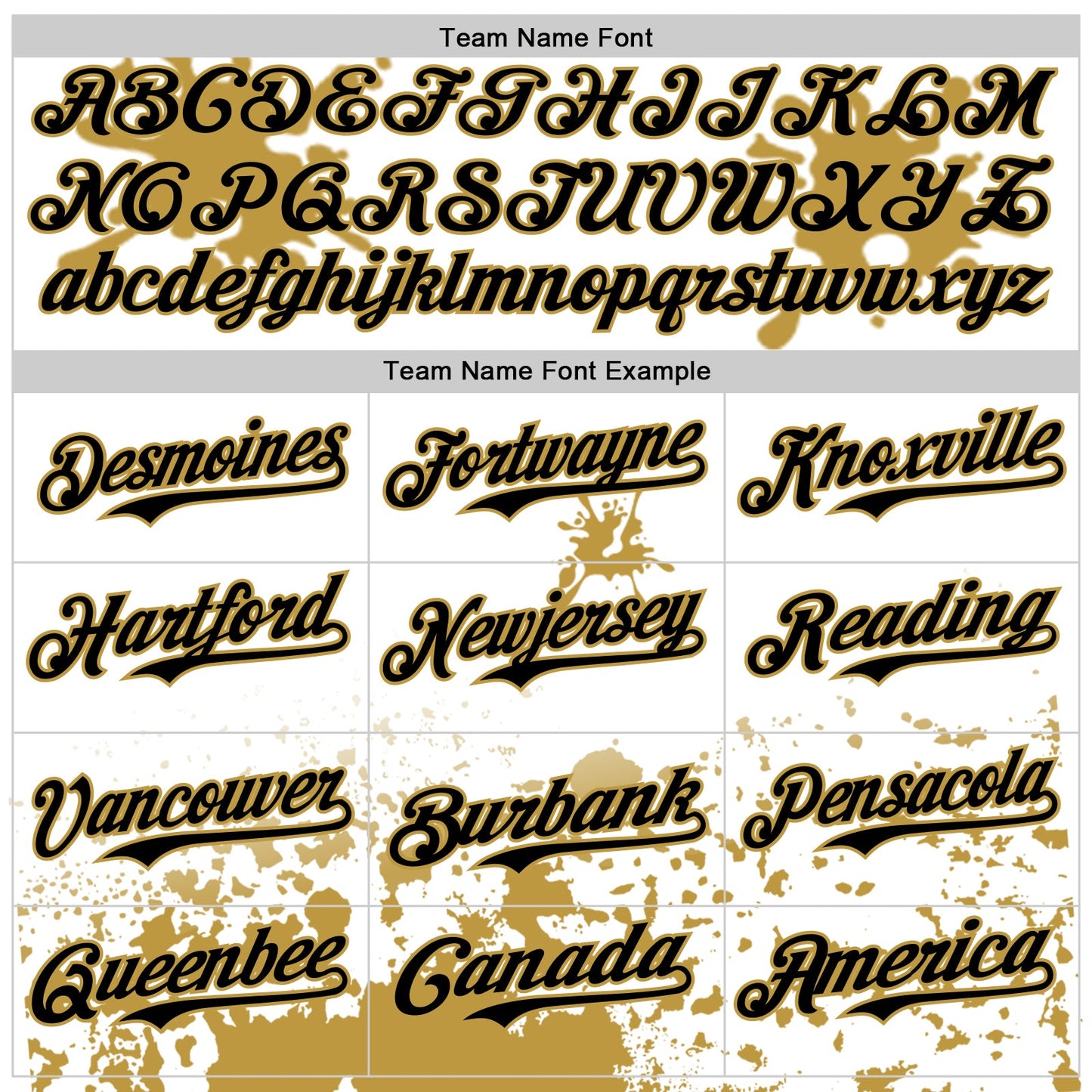 Custom White Black-Old Gold Splatter Camo Two Tone Authentic Baseball Jersey view 4