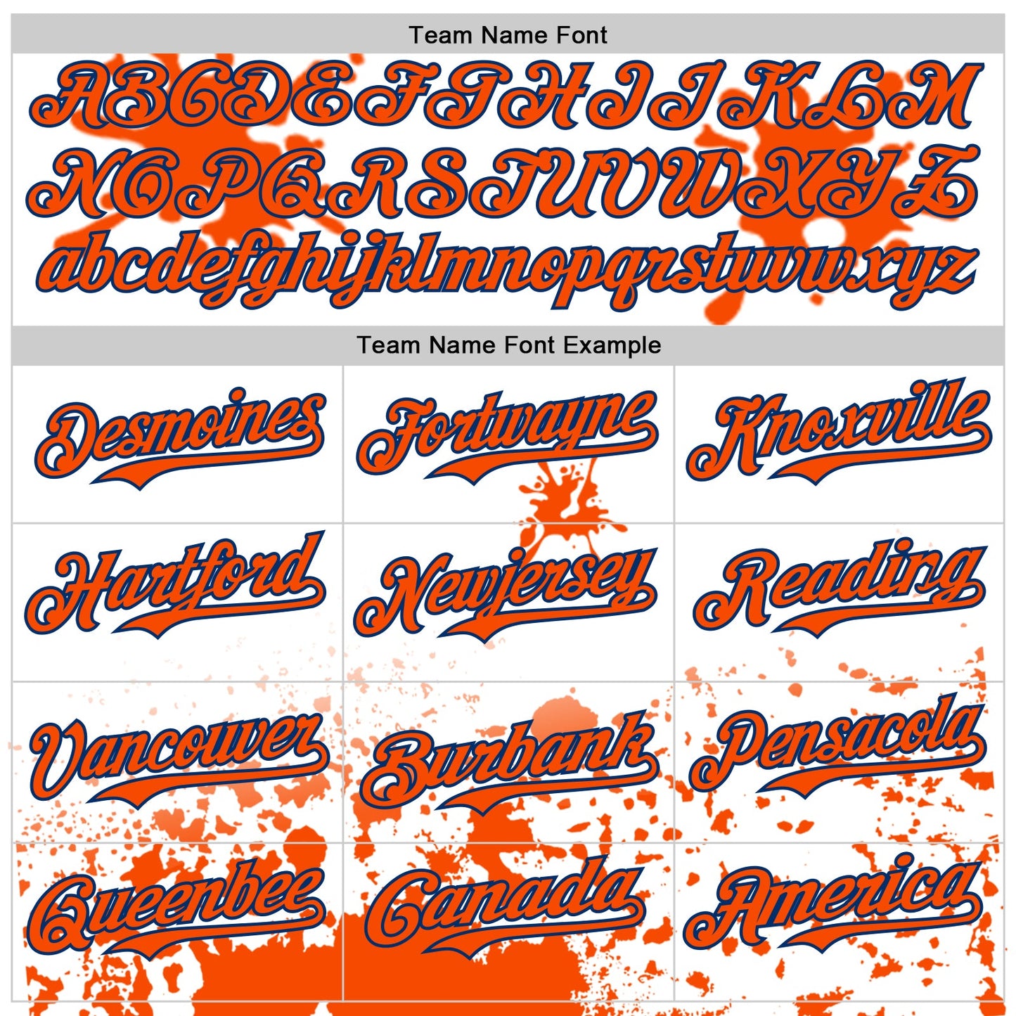 Custom White Orange-US Navy Blue Splatter Camo Two Tone Authentic Baseball Jersey view 4