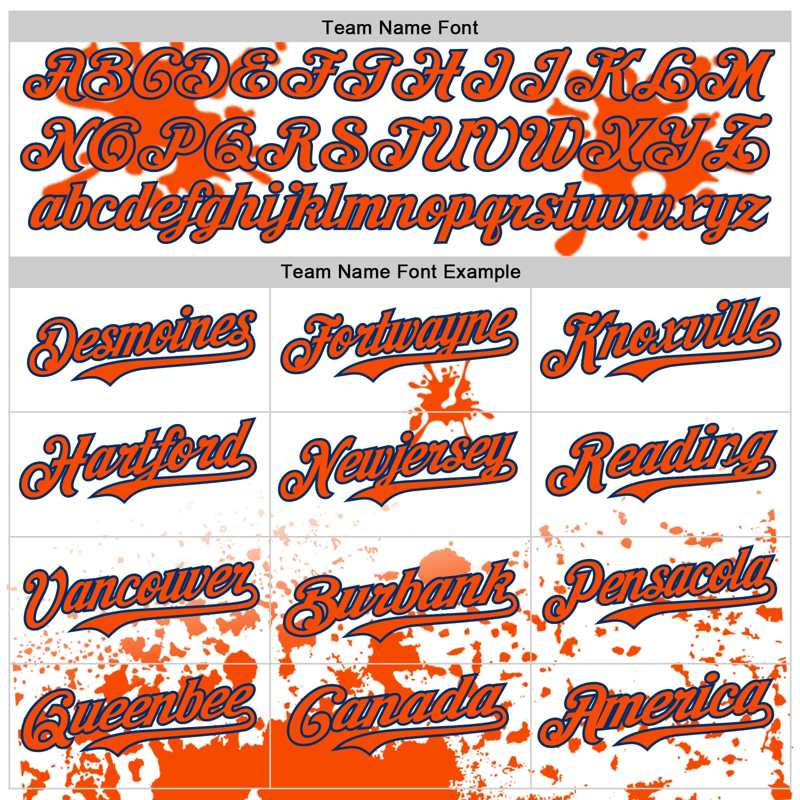 Custom White Orange-US Navy Blue Splatter Camo Two Tone Authentic Baseball Jersey view 4