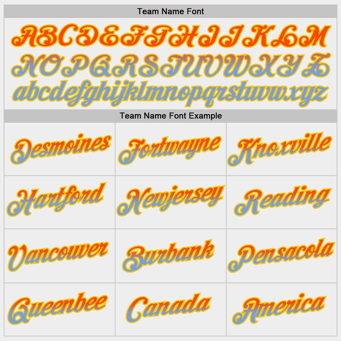 Custom White Orange Powder Blue-Yellow Gradient Two Tone Performance T-Shirt view 3