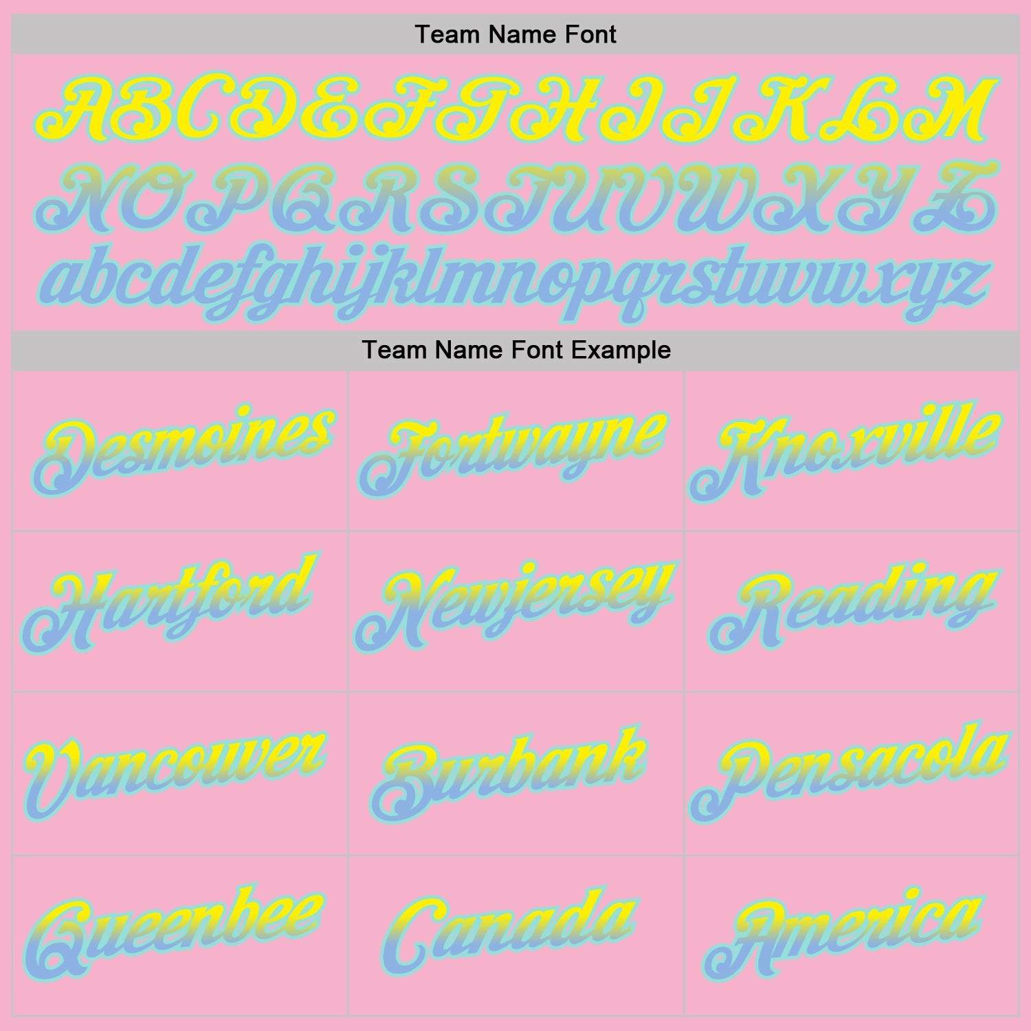Custom Light Pink Light Yellow Light Blue-Ice Blue Gradient Two Tone Performance T-Shirt view 3