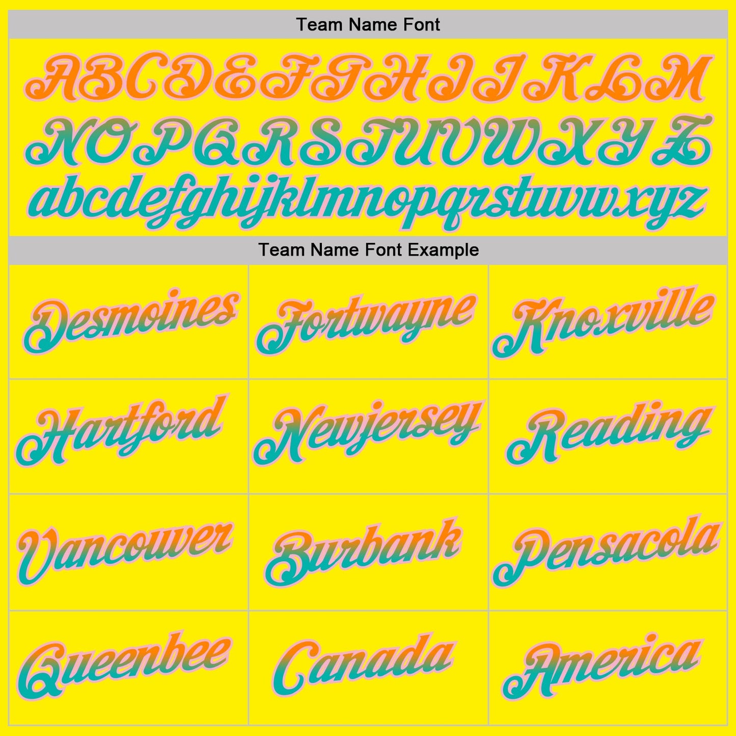 Custom Light Yellow Bay Orange Aqua-Light Pink Gradient Two Tone Performance T-Shirt view 3