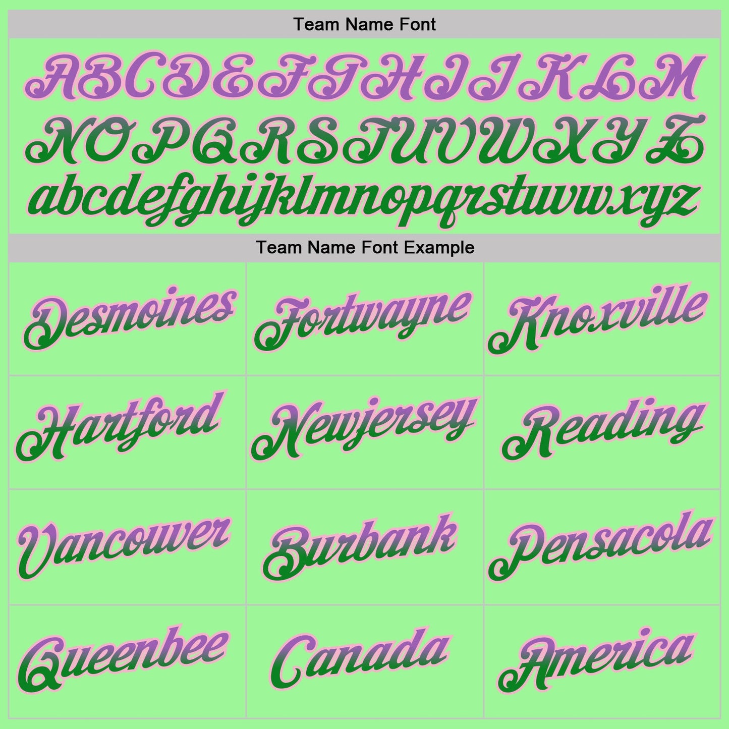 Custom Pea Green Medium Purple Grass Green-Light Pink Gradient Two Tone Performance T-Shirt view 3