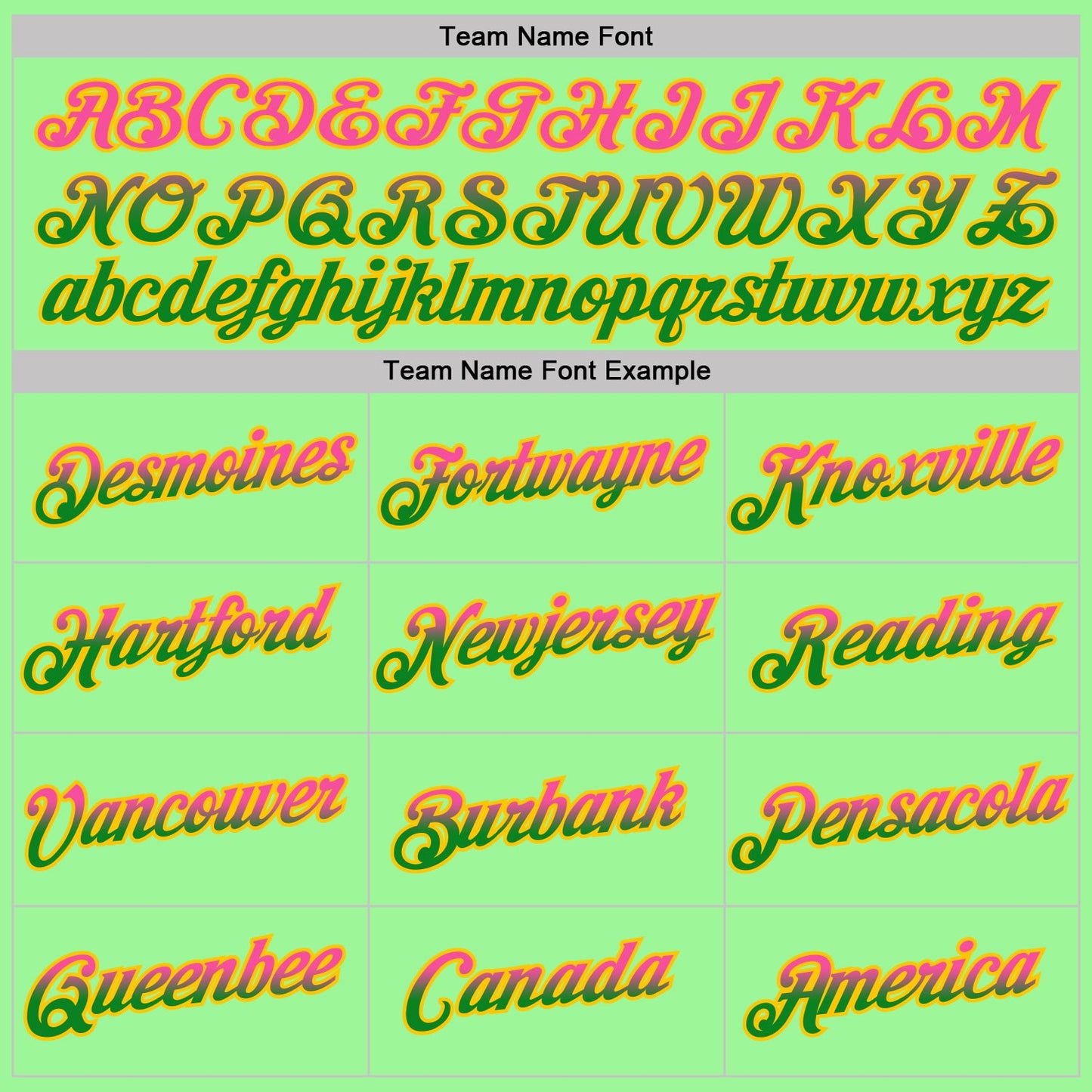 Custom Pea Green Pink Grass Green-Yellow Gradient Two Tone Performance T-Shirt view 3