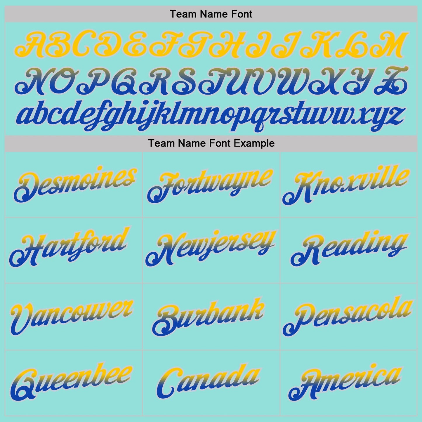 Custom Ice Blue Yellow Thunder Blue-Silver Gradient Two Tone Performance T-Shirt view 3