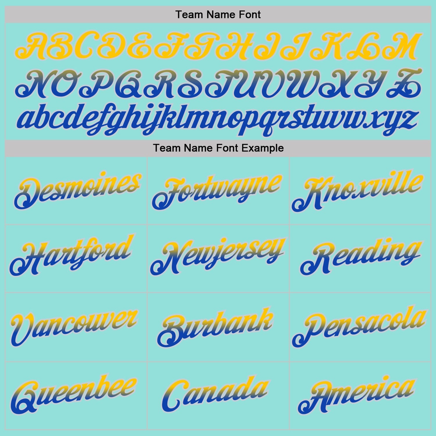 Custom Ice Blue Yellow Thunder Blue-Silver Gradient Two Tone Performance T-Shirt view 3