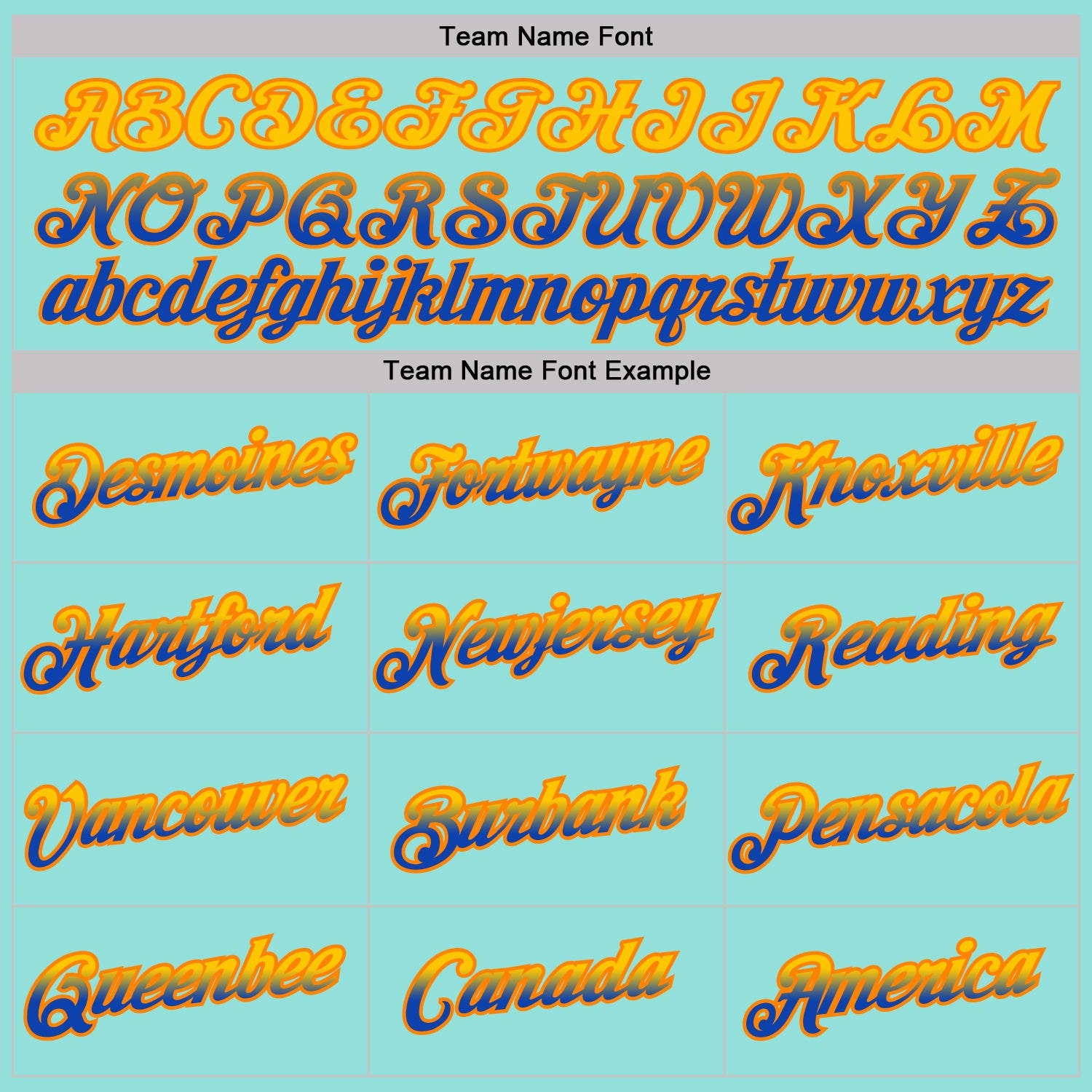 Custom Ice Blue Yellow Thunder Blue-Bay Orange Gradient Two Tone Performance T-Shirt view 3