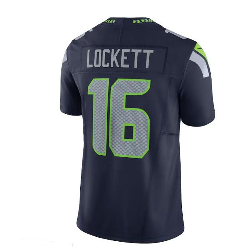 S.Seahawks #16 Tyler Lockett Vapor F.U.S.E. Limited Jersey - College Navy Stitched American Football Jerseys - Main View