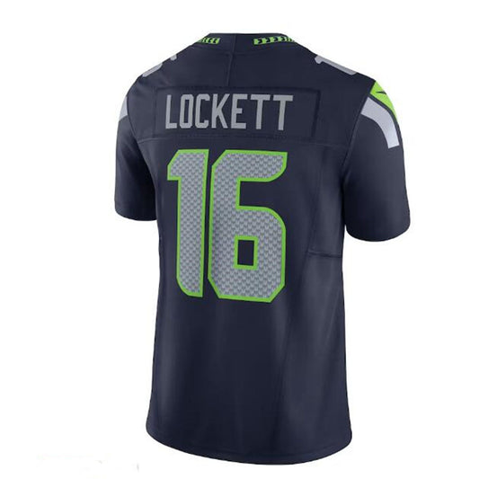 S.Seahawks #16 Tyler Lockett Vapor F.U.S.E. Limited Jersey - College Navy Stitched American Football Jerseys - Main View