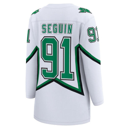 D.Stars #91 Tyler Seguin Fanatics Branded 2020-21 Special Edition Breakaway Player Jersey White Stitched American Hockey Jerseys - Main View