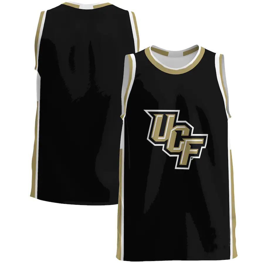 U.Knights Basketball Jersey Black Stitched American College Jerseys - Main View